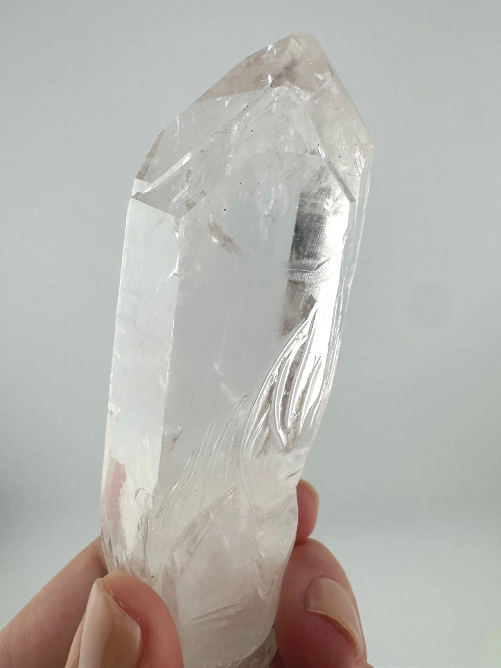 Leandro de Souza Cathedral Quartz Jesus Wand