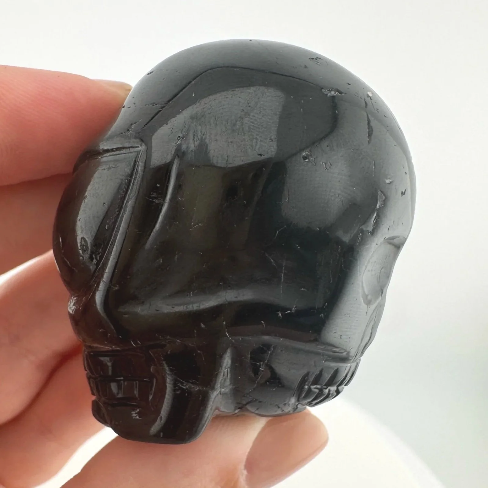 Leandro de Souza Black Tourmaline Star Being Twin Flame Skull