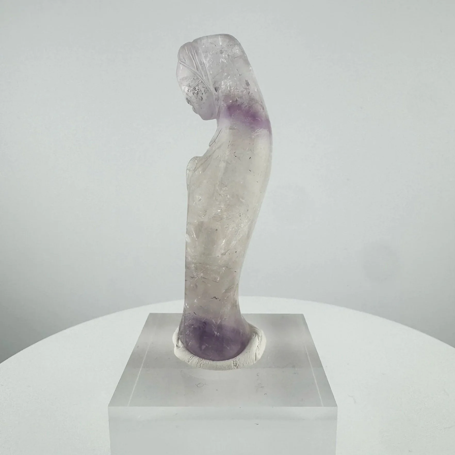 Leandro de Souza Phantom Amethyst Mother Mary Statuette