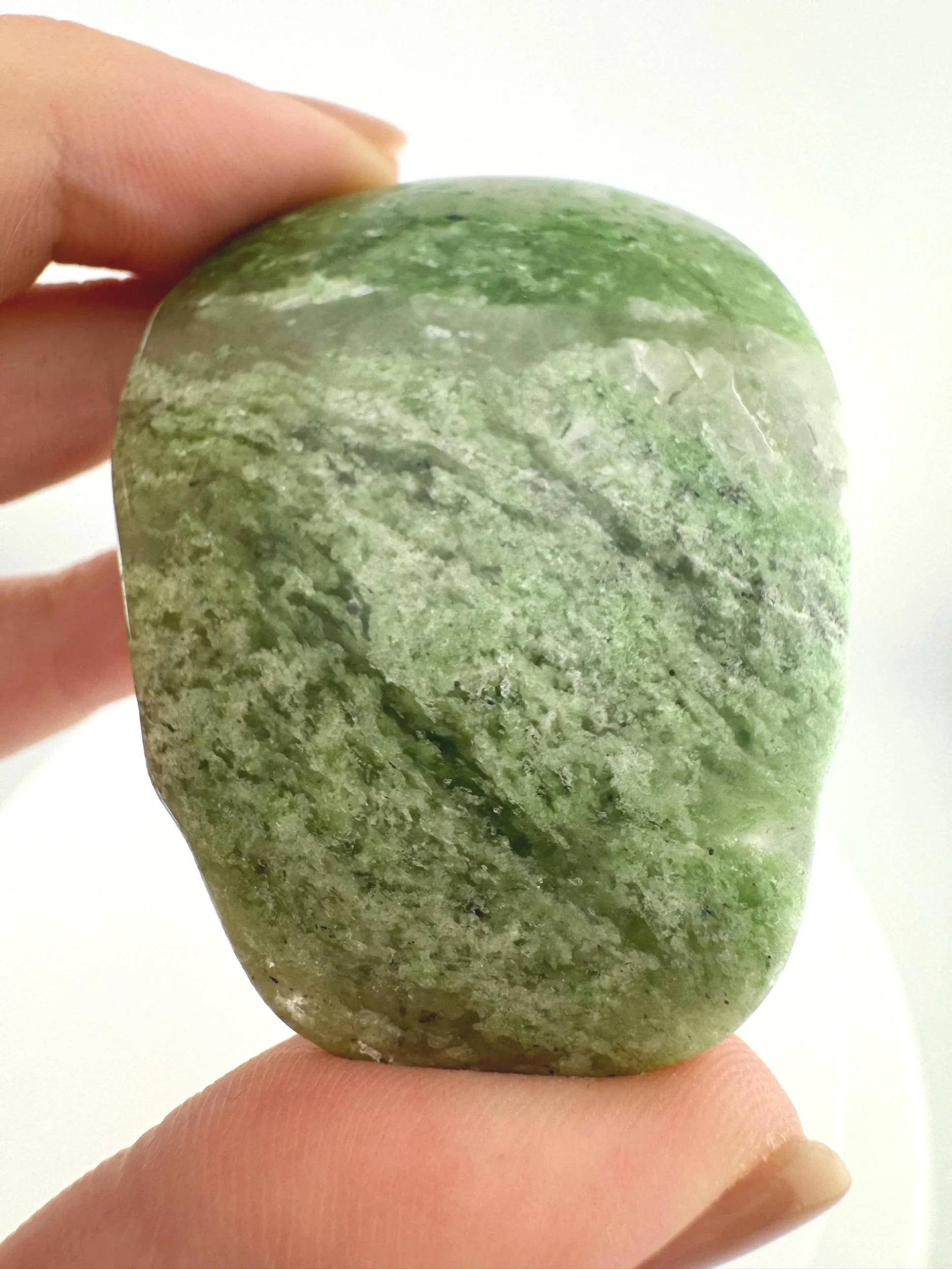 Leandro de Souza Chlorite Chalcedony Magical Child Palm Skull
