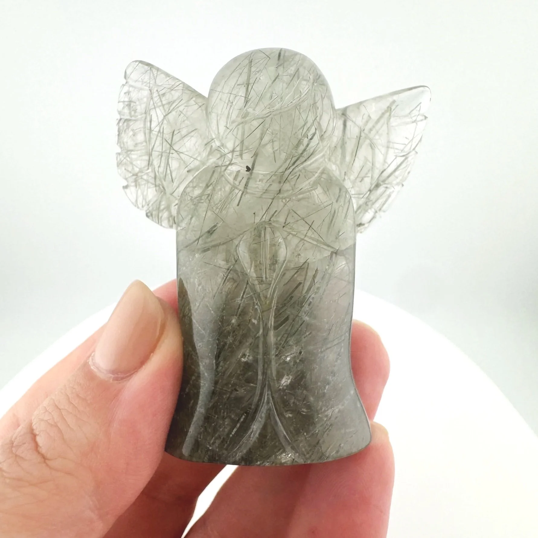 Leandro de Souza Epidote in Quartz Angel
