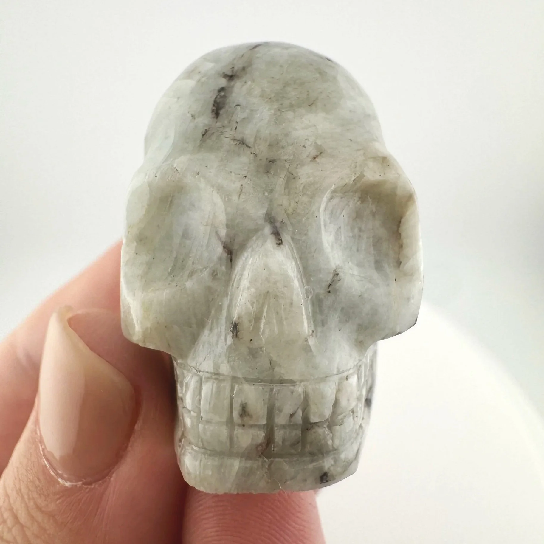 Leandro de Souza Pink Tourmaline in Feldspar Skull