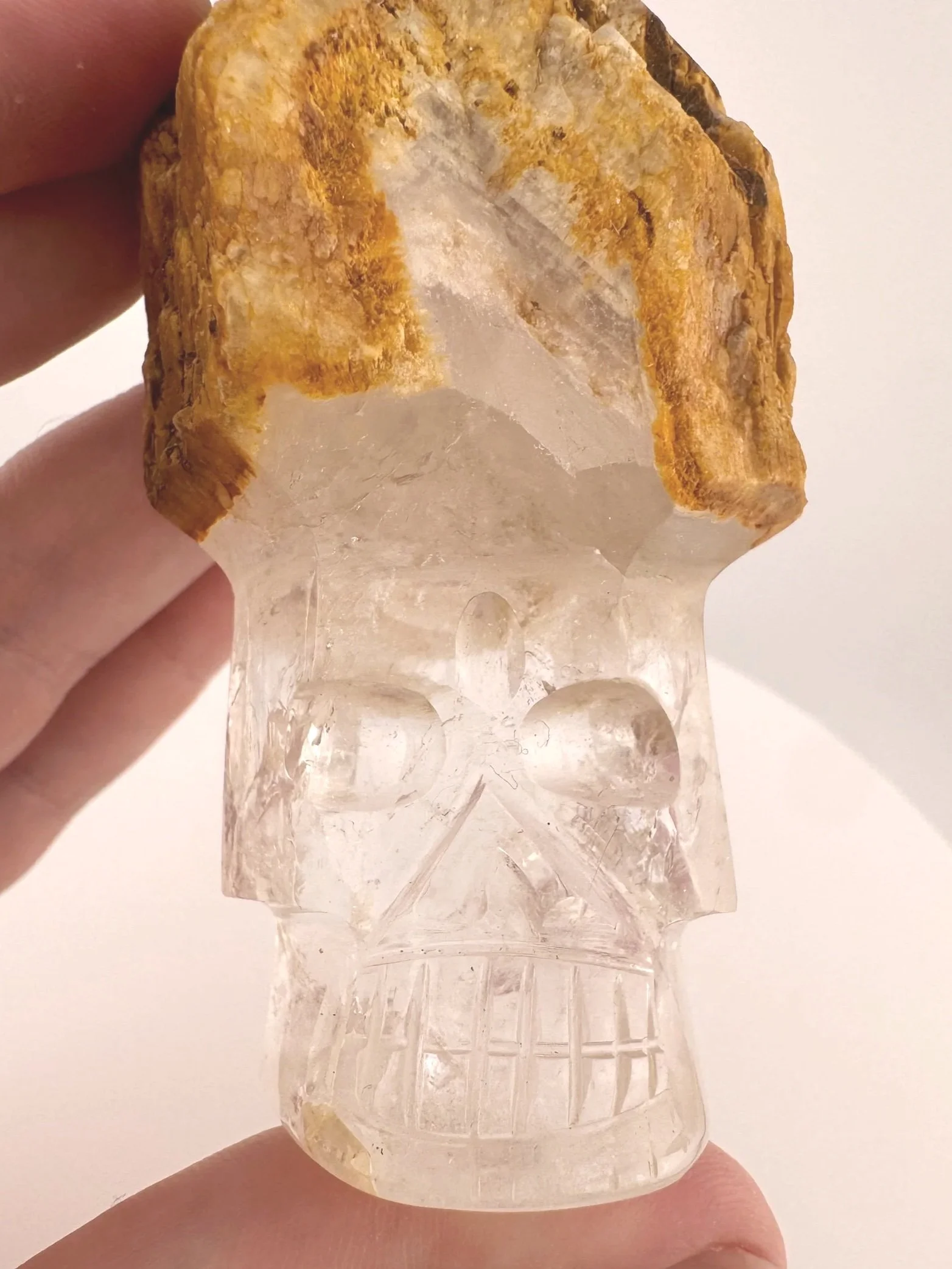 Igor de Souza Candle Quartz Shaman Skull