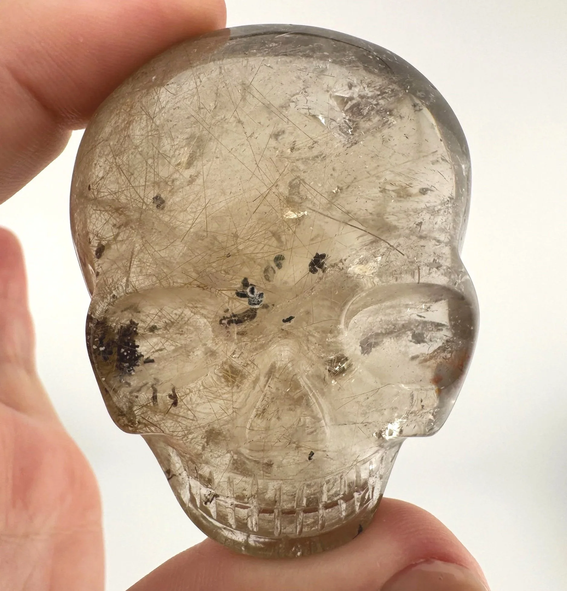 Leandro de Souza Smoky Garden Rutile Magical Child Palm Skull