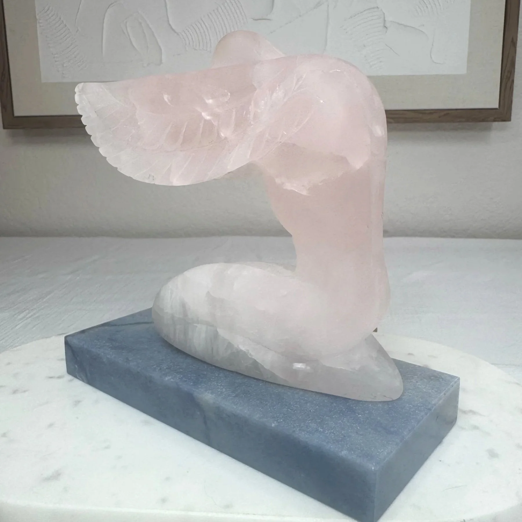 Leandro de Souza Praying Angel Sculpture