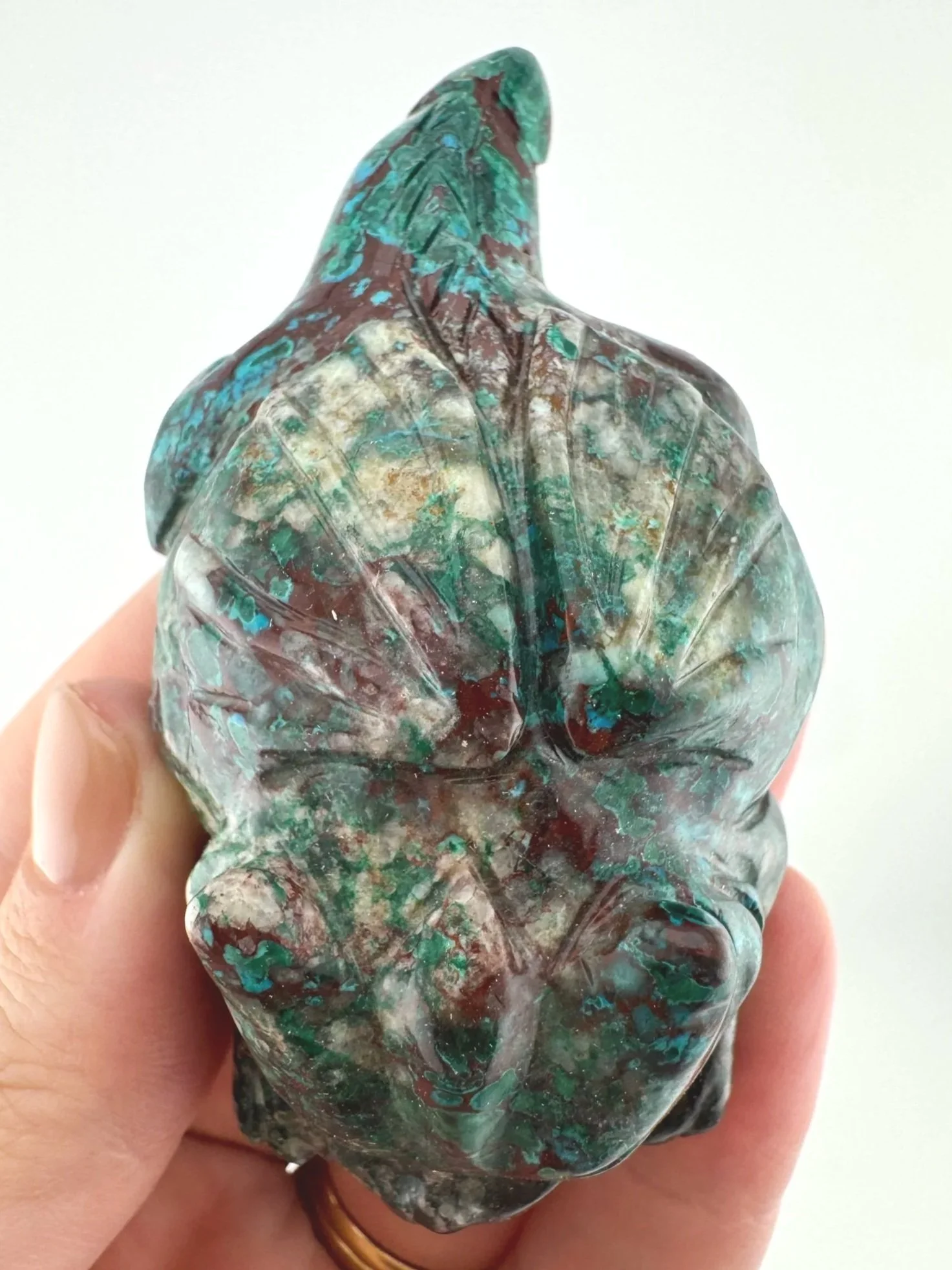 Leandro de Souza Malachite Chrysocolla Dodo Dragon