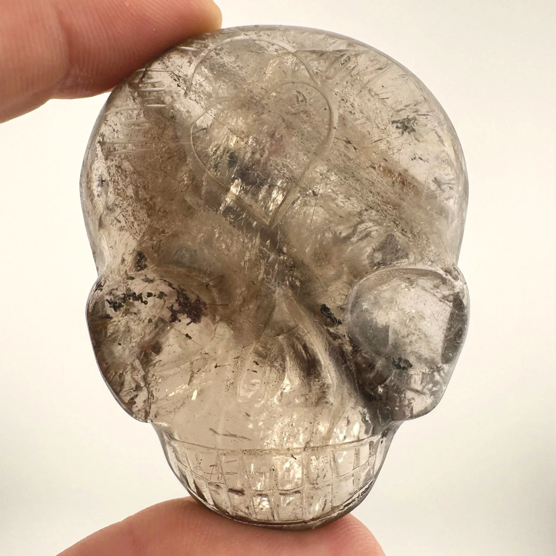 Leandro de Souza Smoky Garden Rutile Magical Child Palm Skull