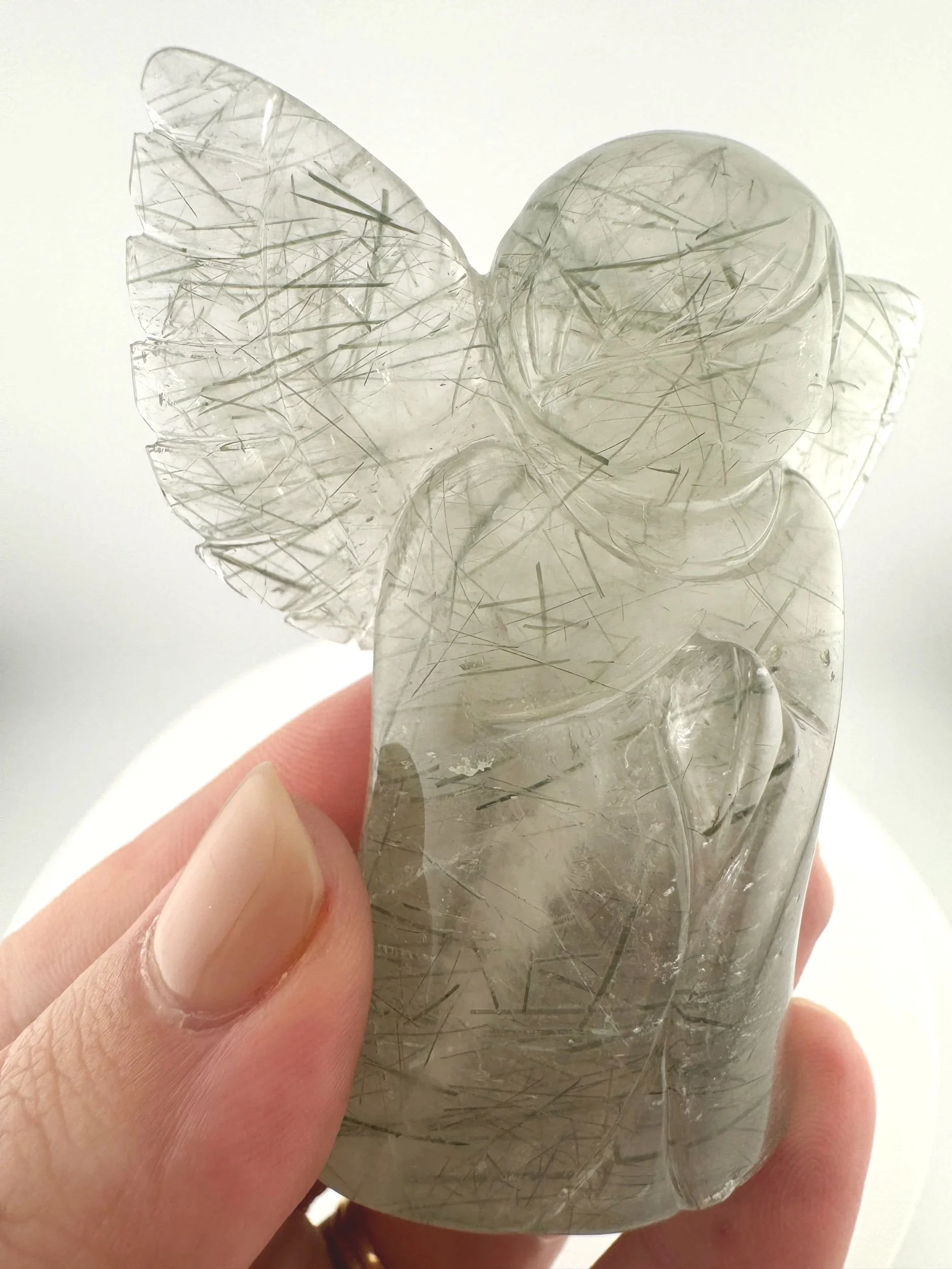 Leandro de Souza Epidote in Quartz Angel