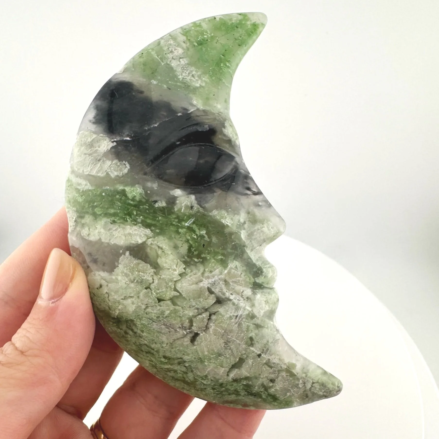 Leandro de Souza Chlorite Chalcedony Moon