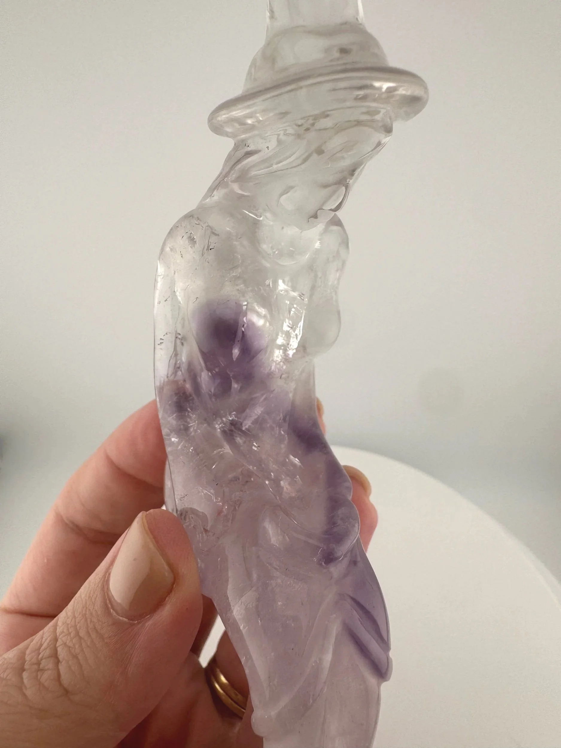 Leandro de Souza Phantom Amethyst Witch Carving