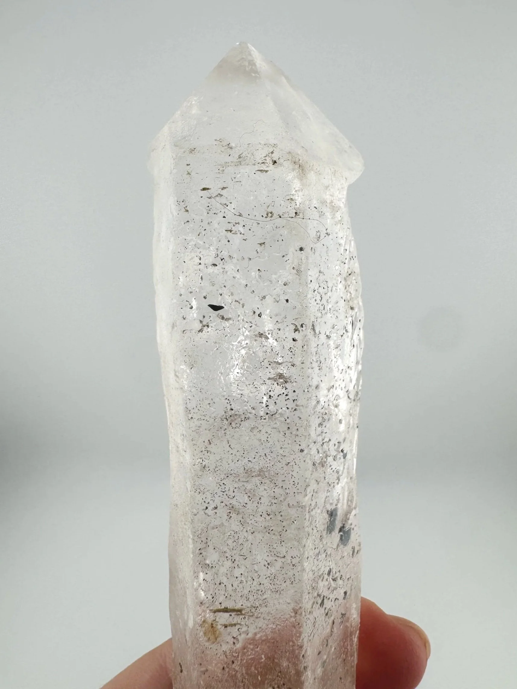 Leandro de Souza Cathedral Quartz Jesus Wand