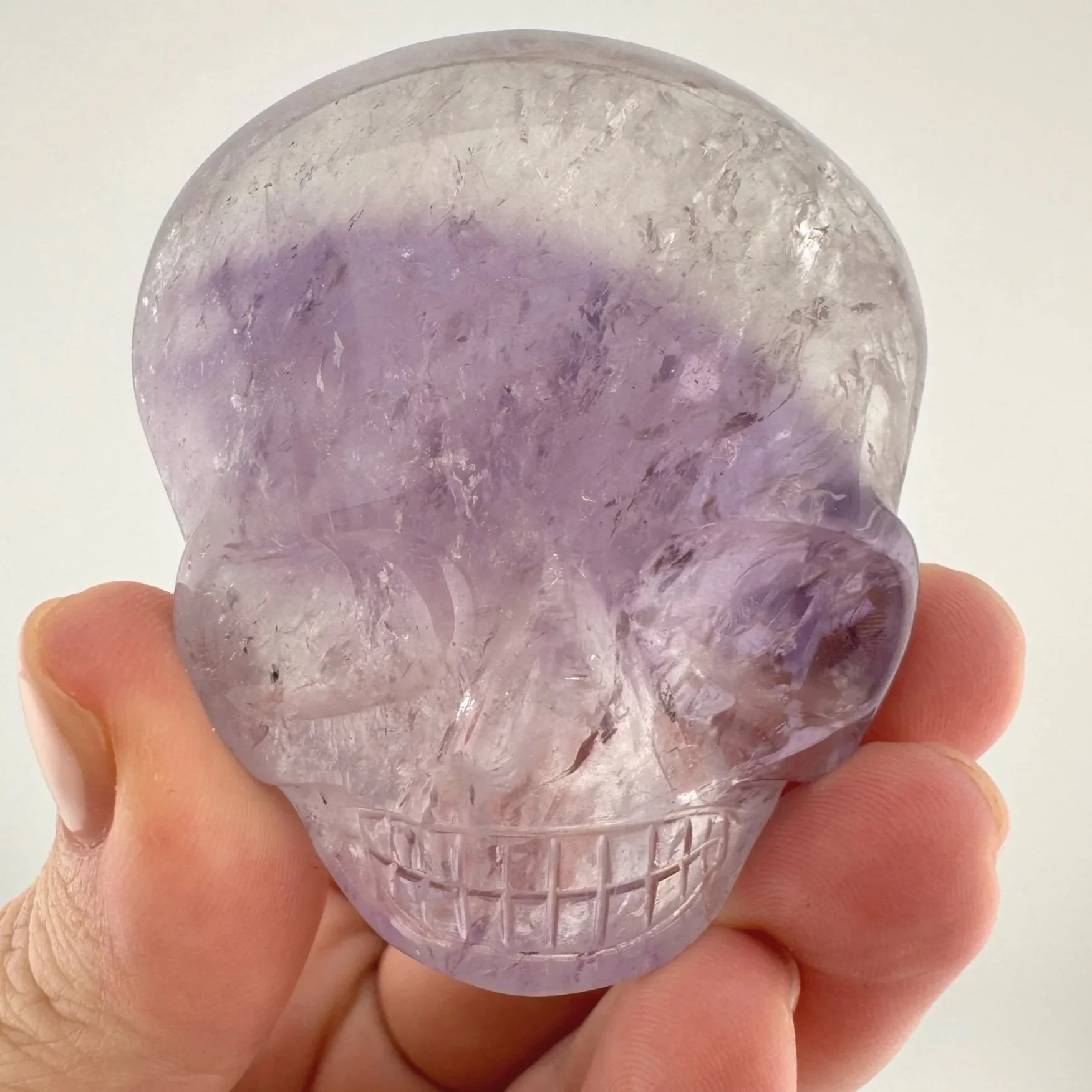 Leandro de Souza Phantom Amethyst Magical Child Palm Skull