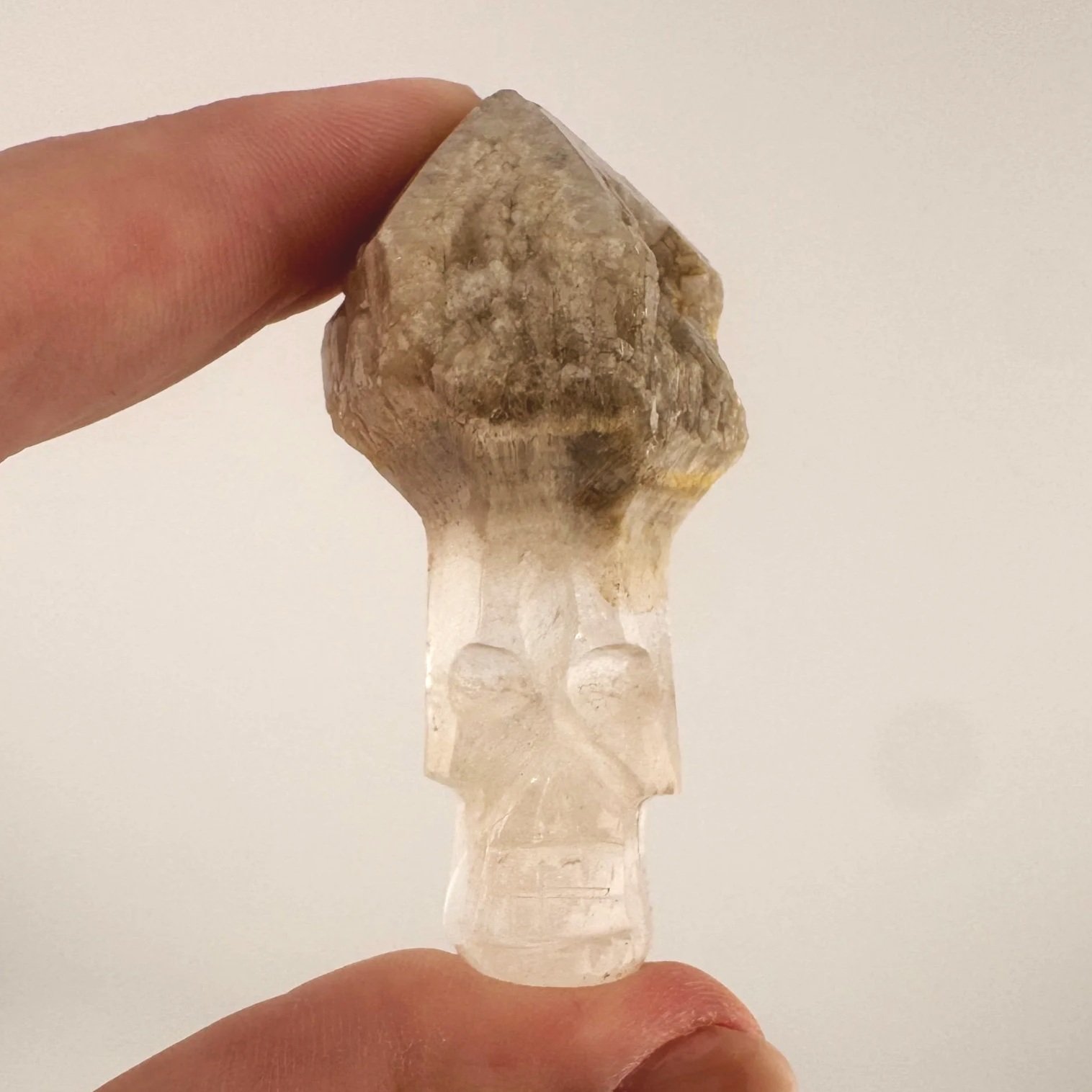 Igor de Souza Candle Quartz Shaman Skull