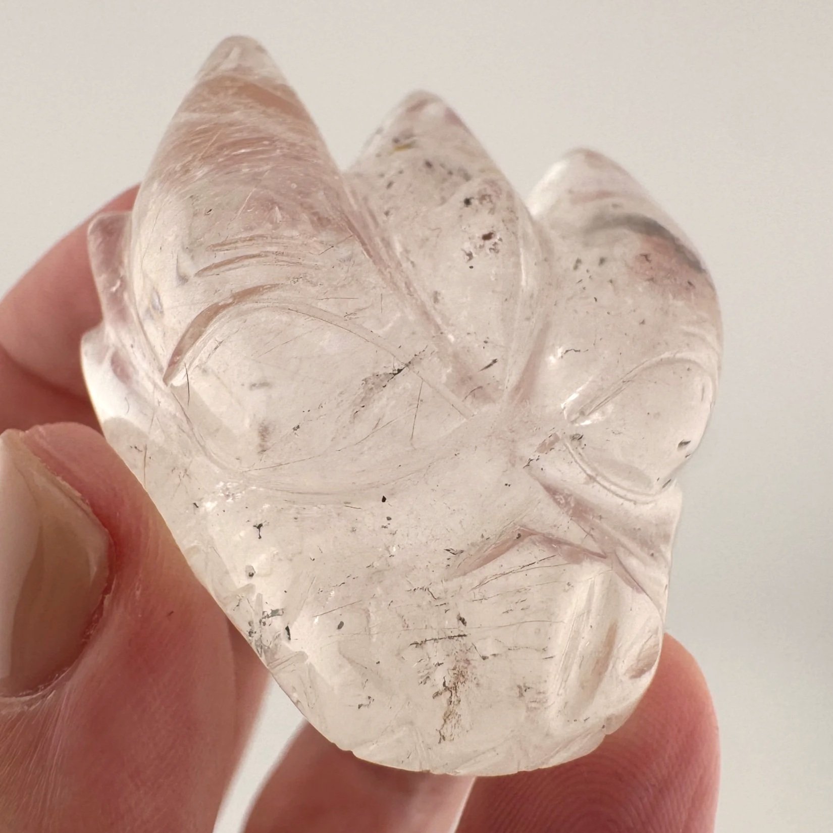 Leandro de Souza Rutilated Quartz Dragon Skull