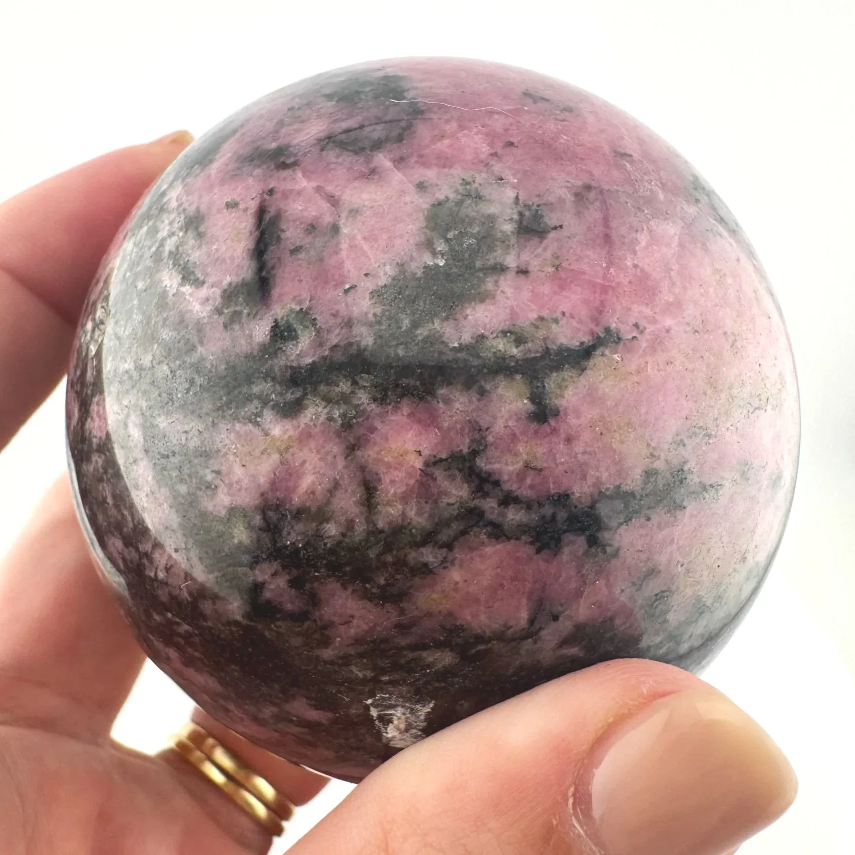 Leandro de Souza Rhodonite Sphere