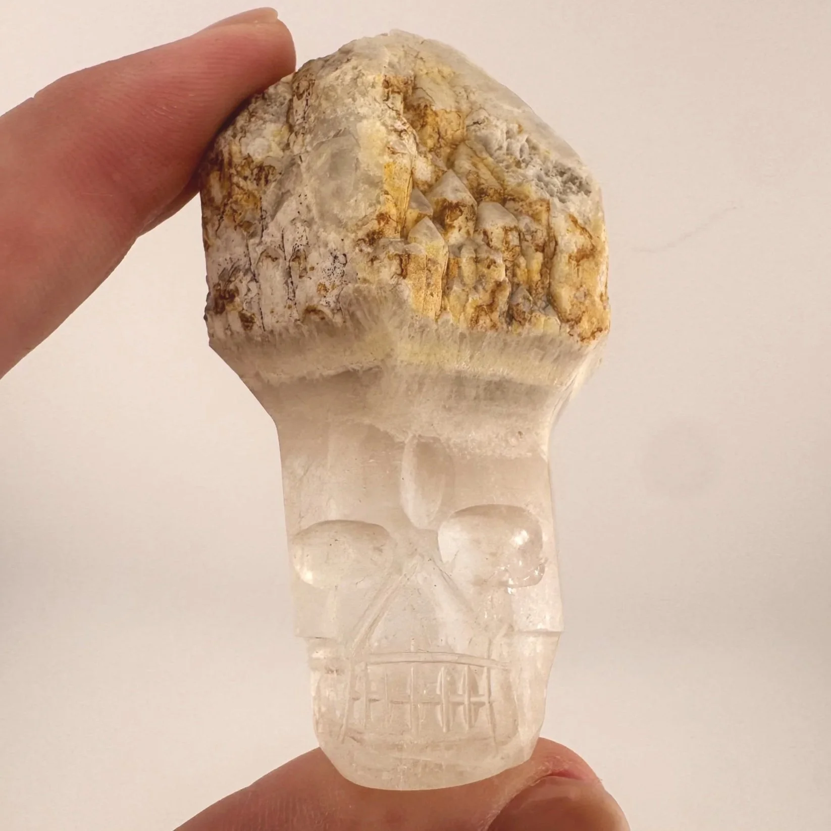 Igor de Souza Candle Quartz Shaman Skull