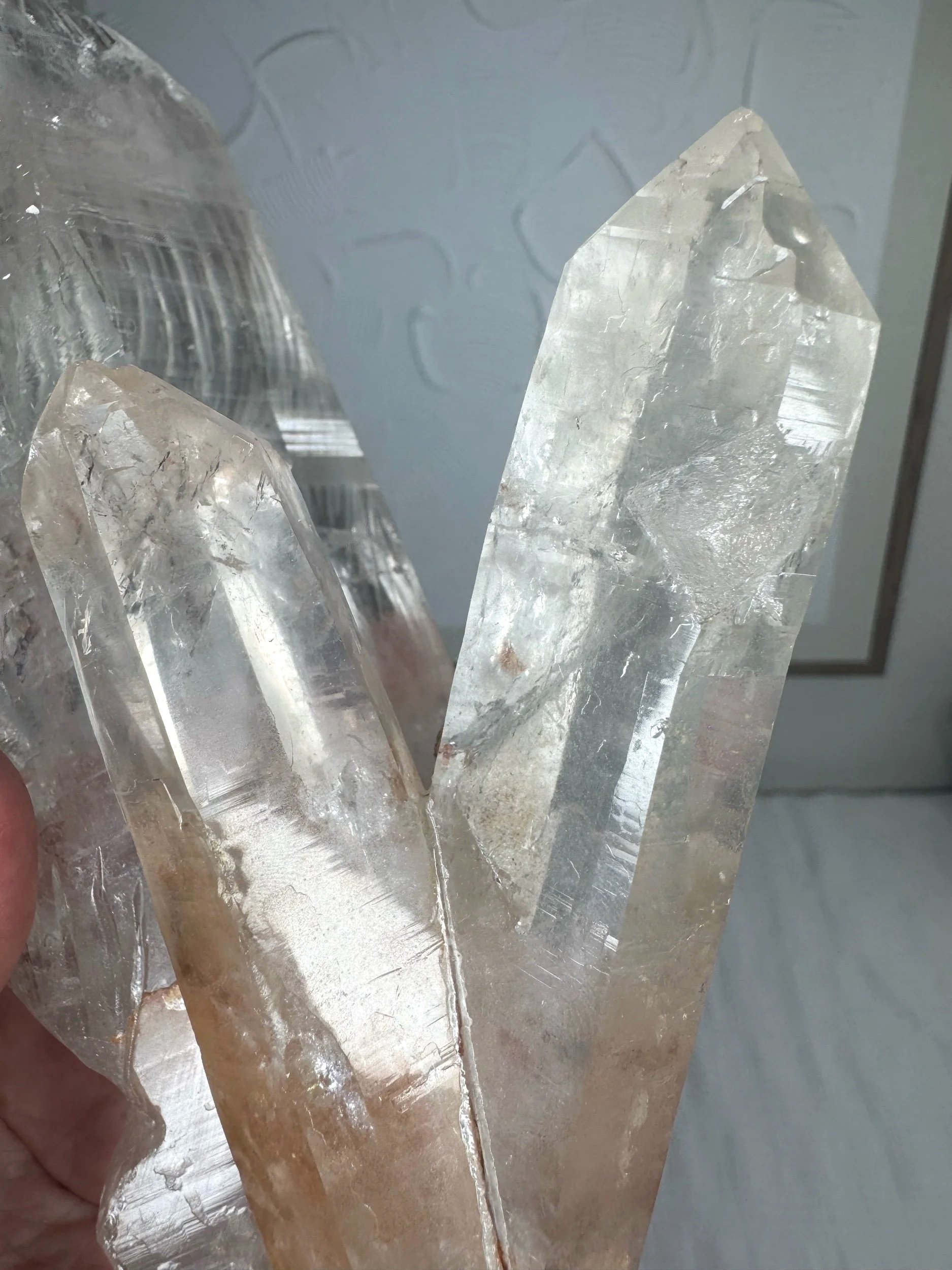 Leandro de Souza Cathedral Quartz Jesus Wand