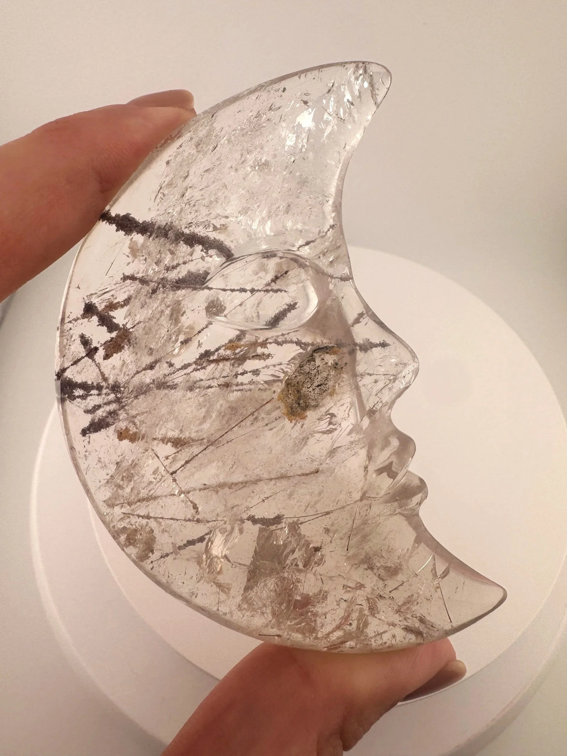 Leandro de Souza Rutile and Chlorite in Quartz Moon