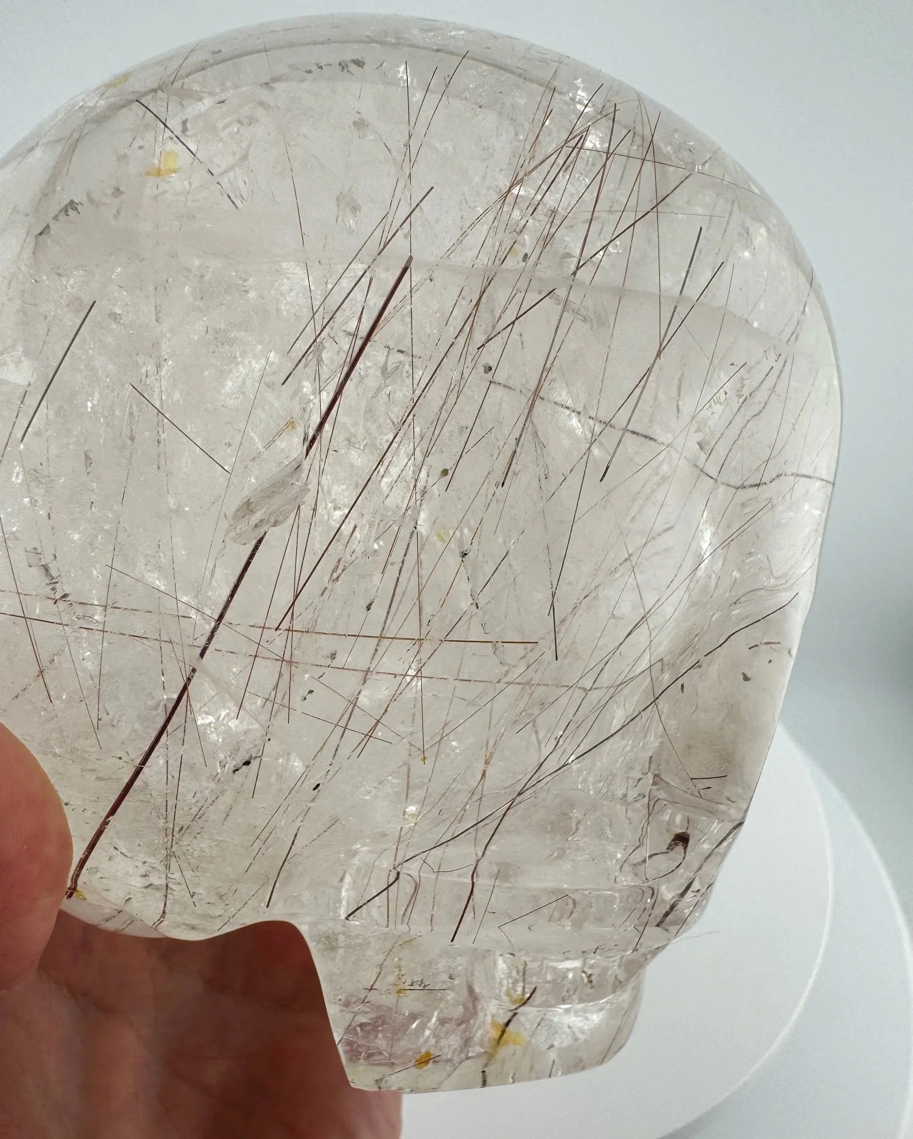 Leandro de Souza Red Rutile in Quartz Magical Child