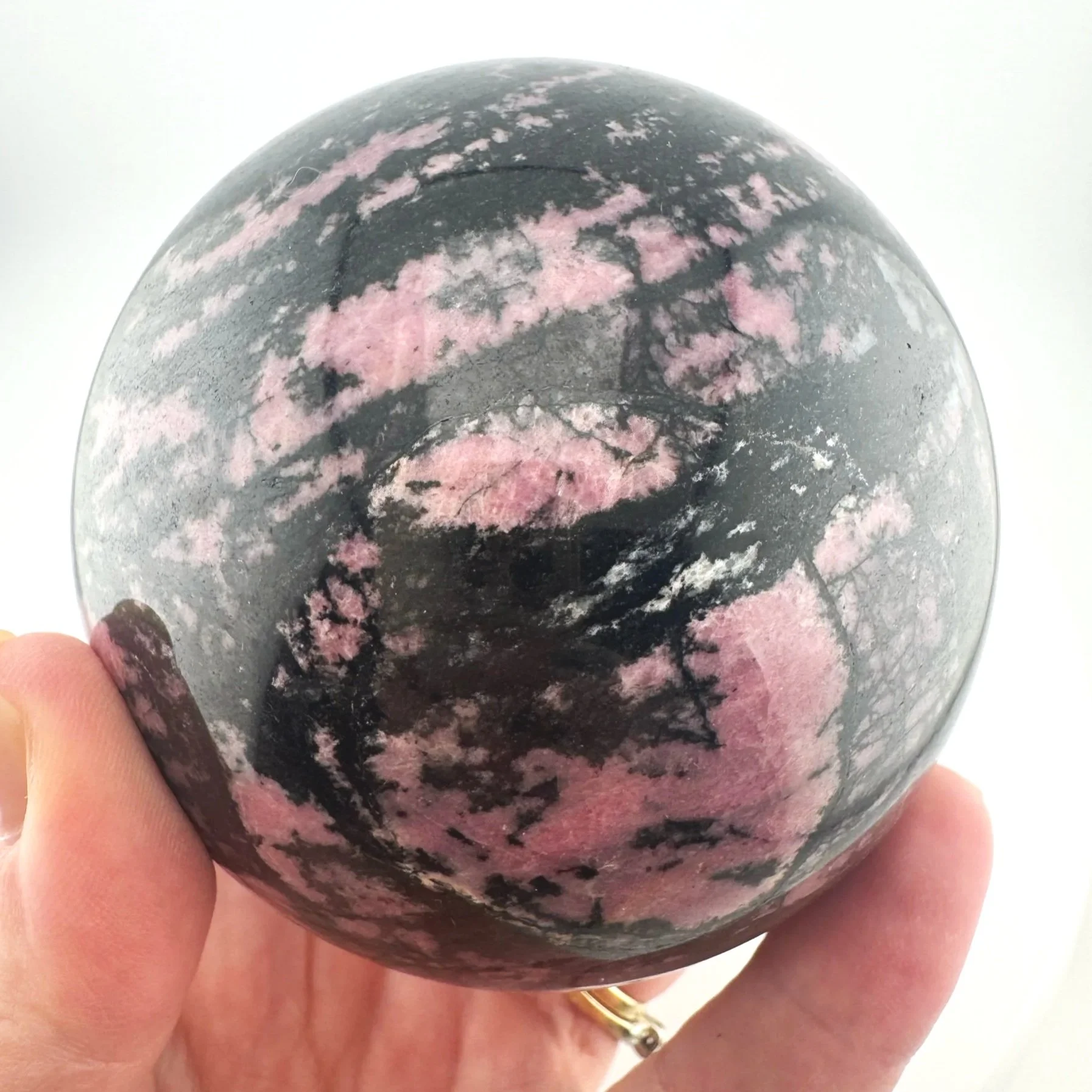 Leandro de Souza Rhodonite Sphere