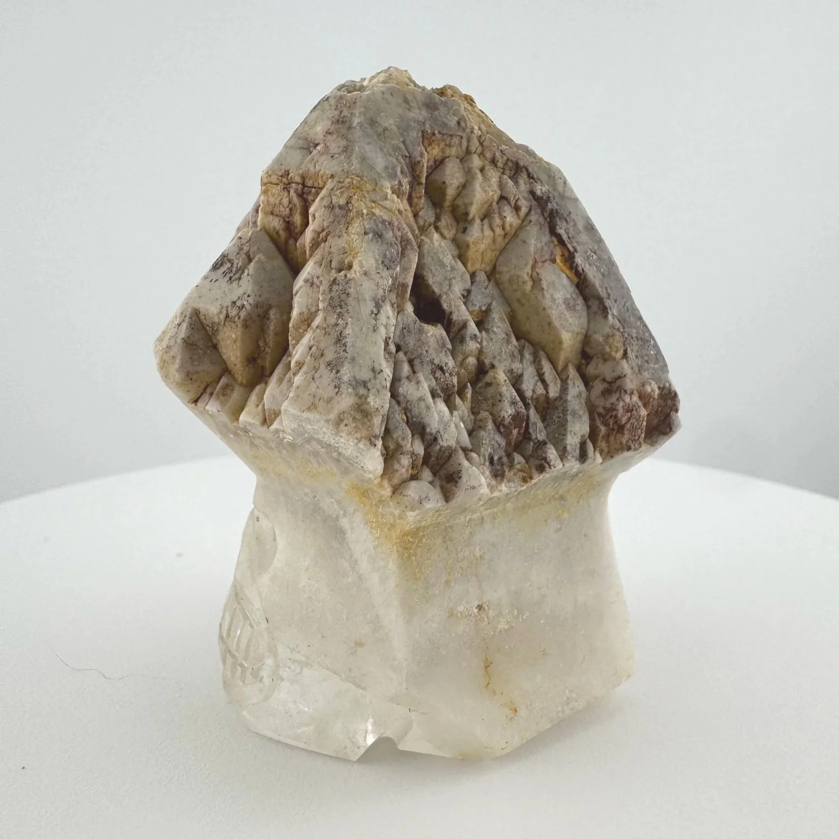 Igor de Souza Candle Quartz Shaman Skull