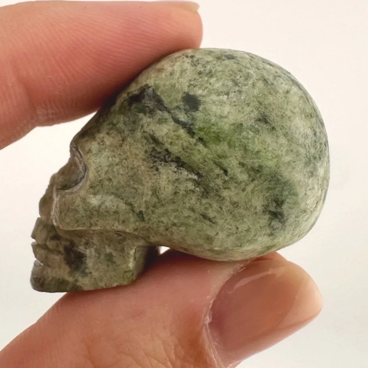 Igor de Souza Green Epidote Skull