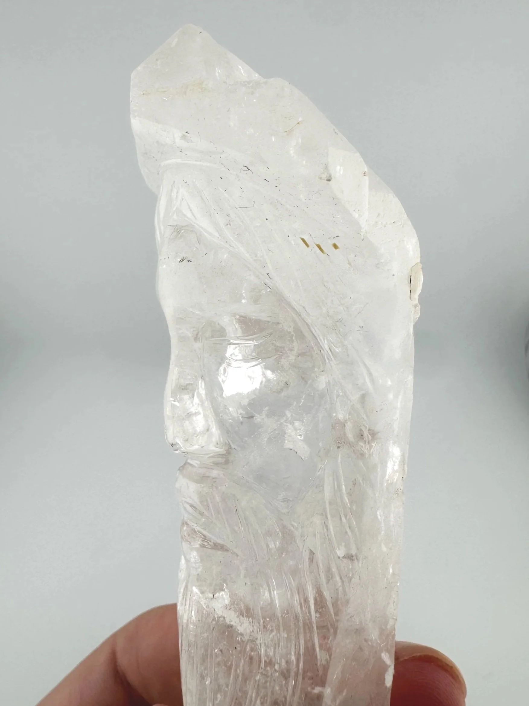 Leandro de Souza Cathedral Quartz Jesus Wand