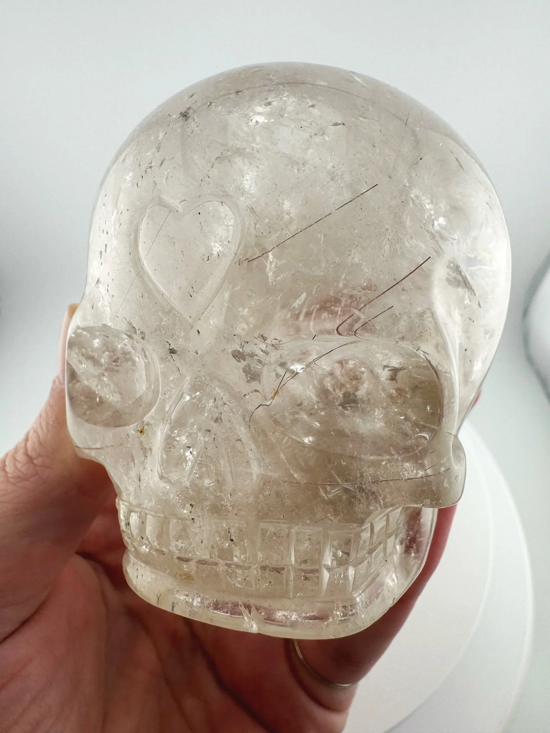 Leandro de Souza Smoky Red Rutile Magical Child Skull