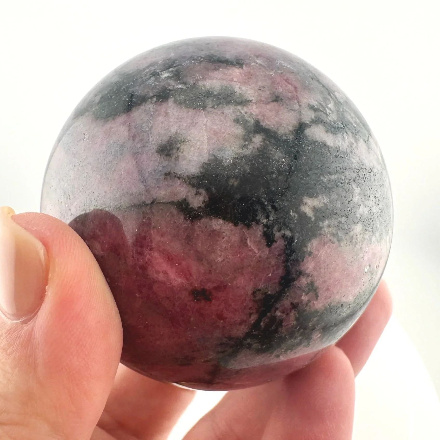 Leandro de Souza Rhodonite Sphere