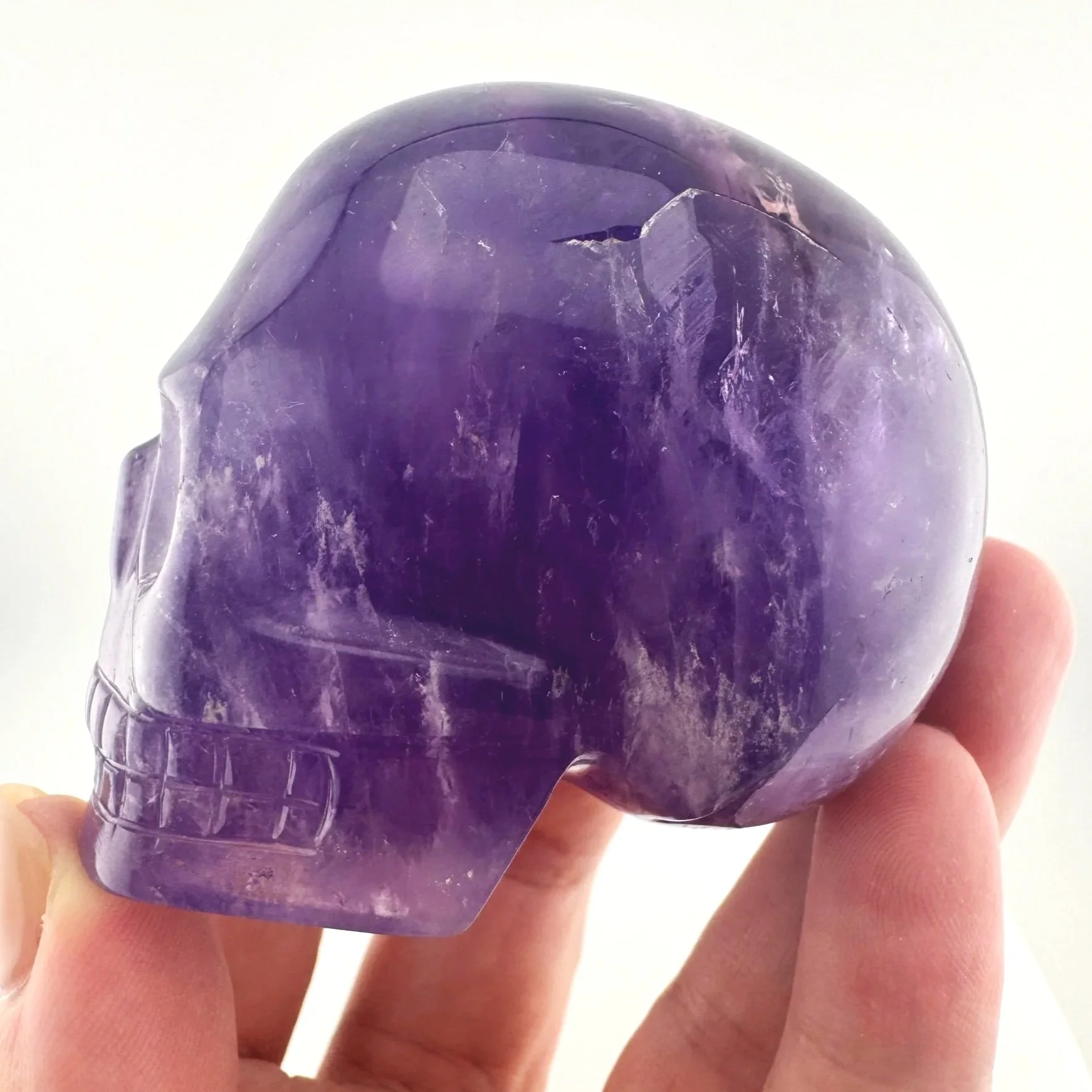 Leandro de Souza Amethyst with Citrine Skull