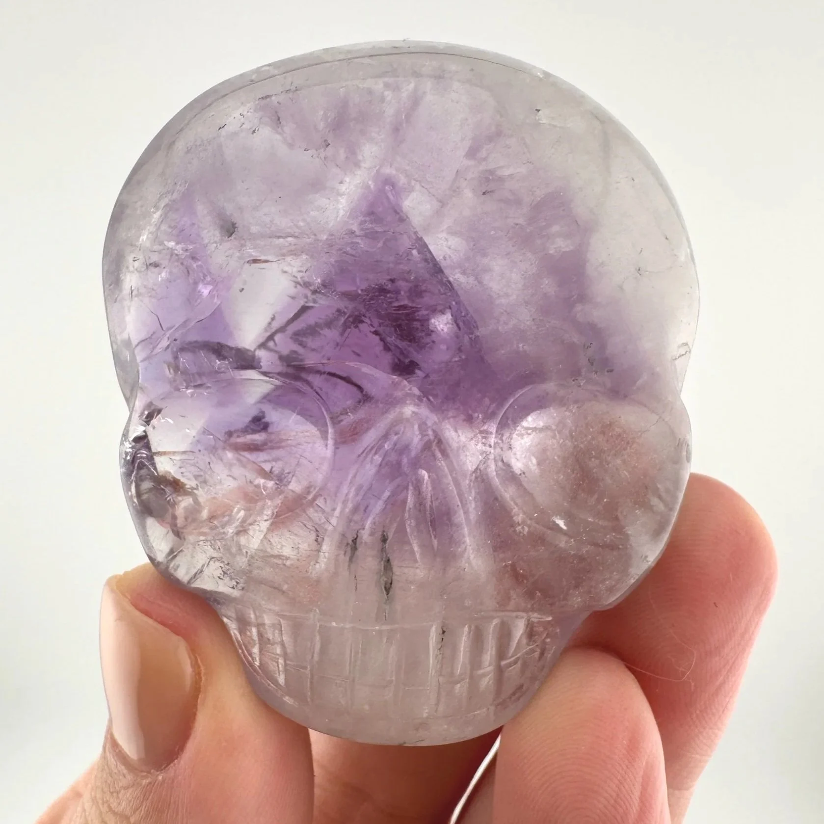Leandro de Souza Phantom Amethyst Magical Child Palm Skull