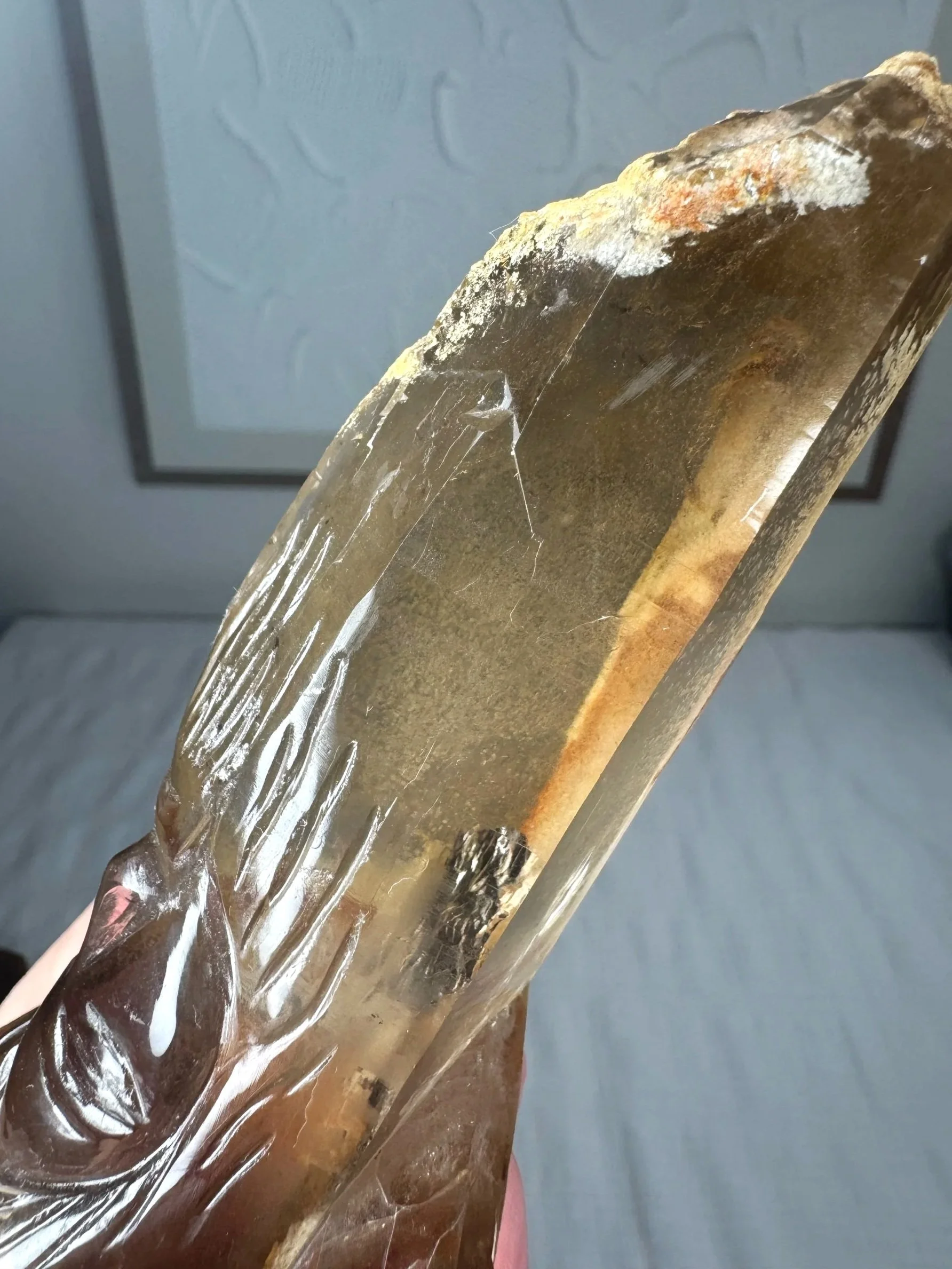 Leandro de Souza Cathedral Quartz Jesus Wand