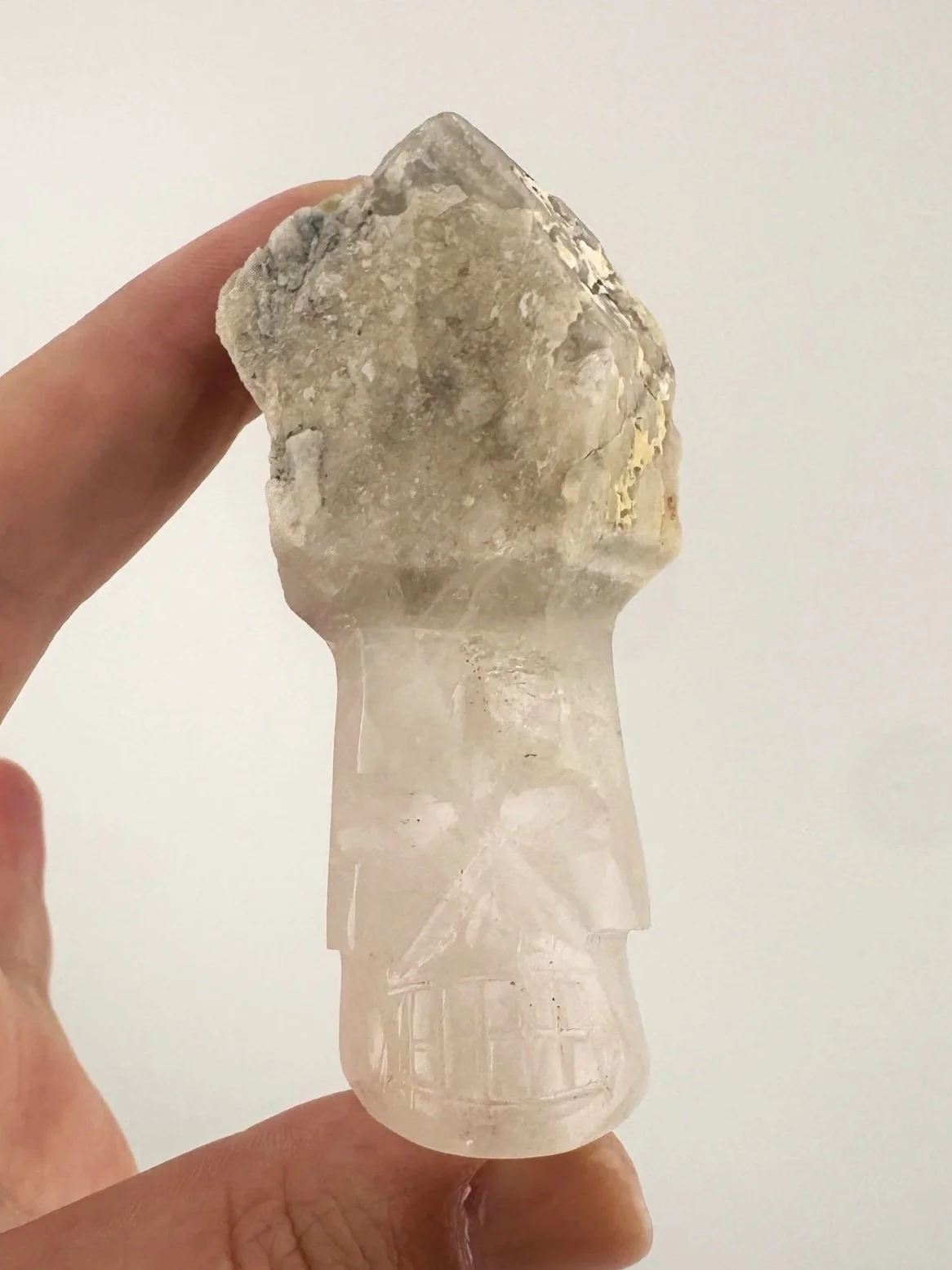 Igor de Souza Candle Quartz Shaman Skull