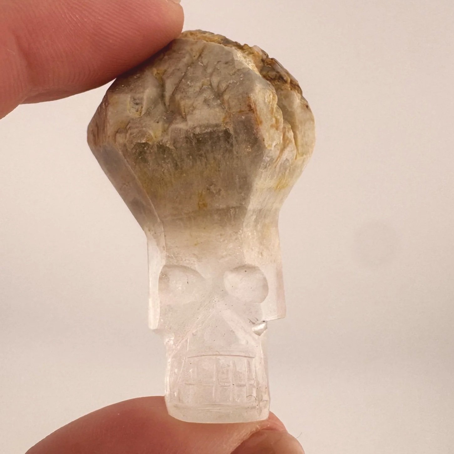 Igor de Souza Candle Quartz Shaman Skull