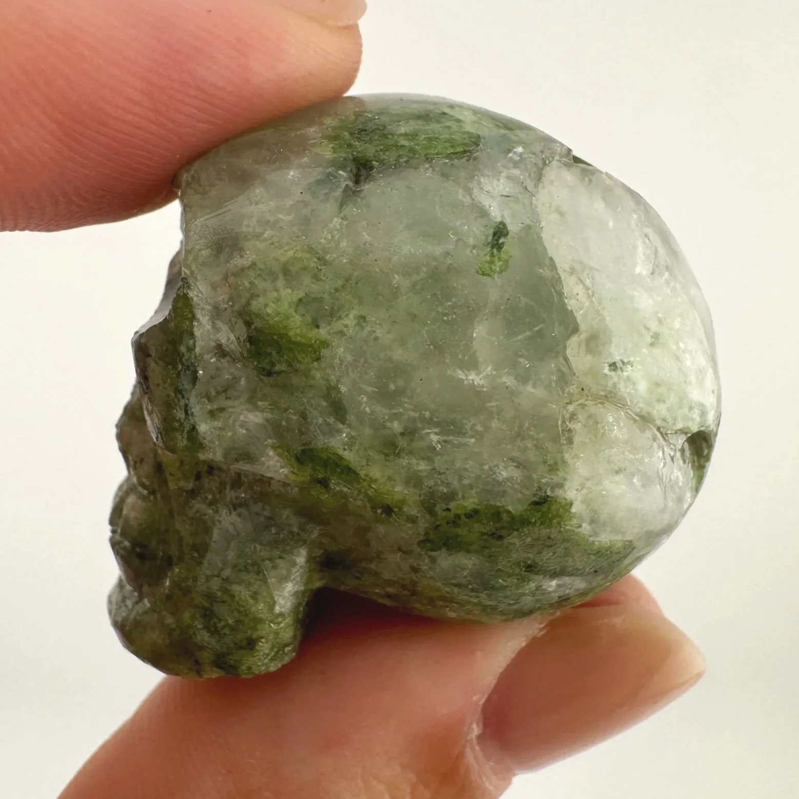 Igor de Souza Green Epidote Skull