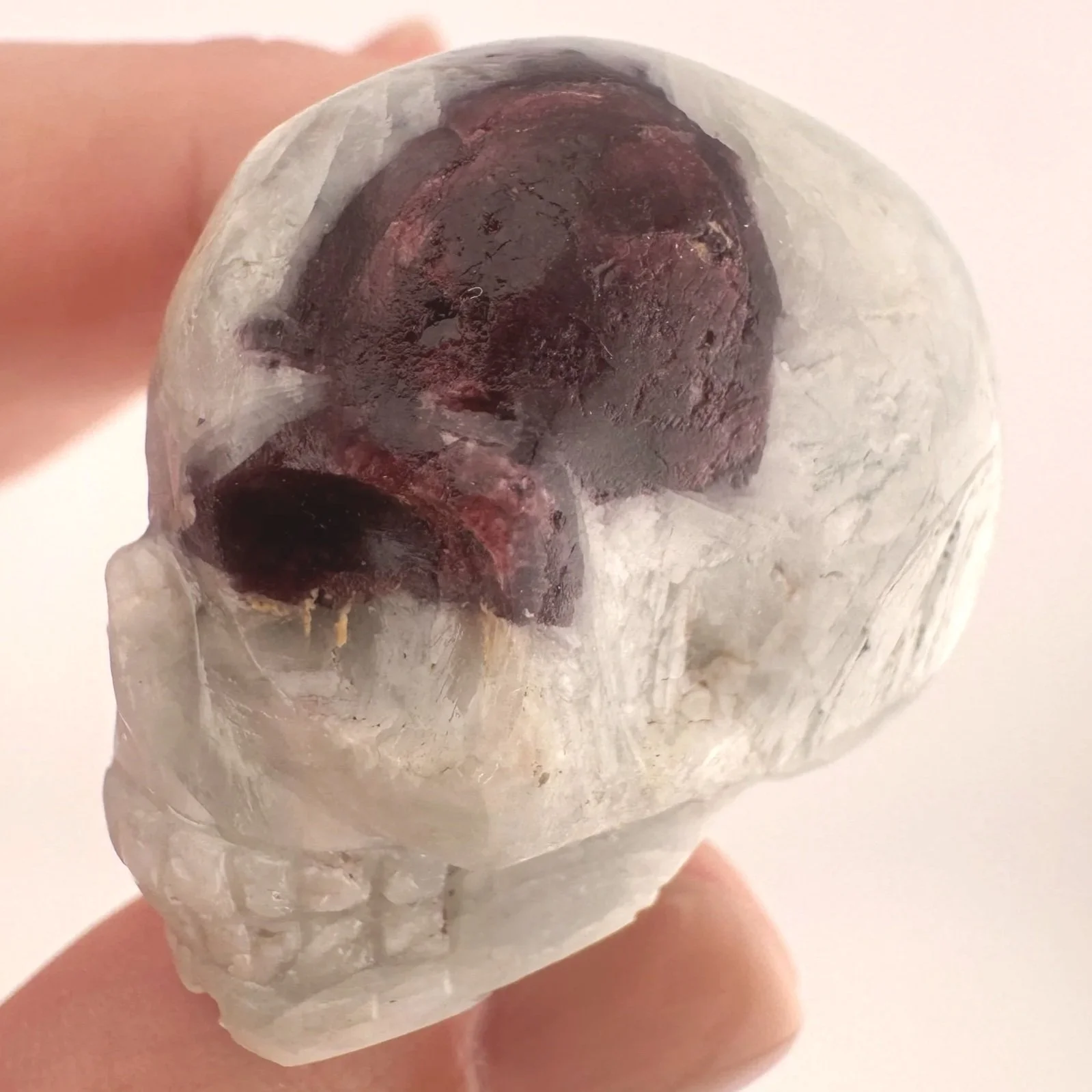 Leandro de Souza Tourmaline in Feldspar Skull