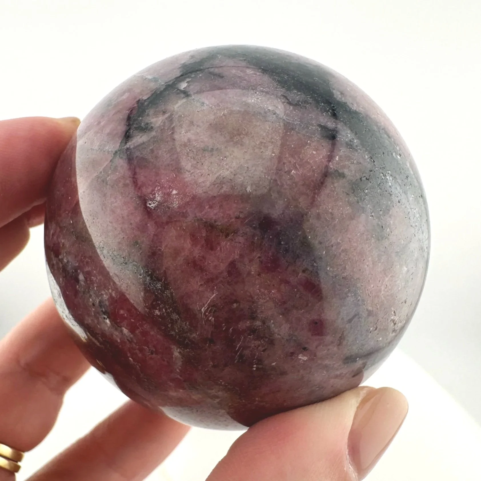Leandro de Souza Rhodonite Sphere