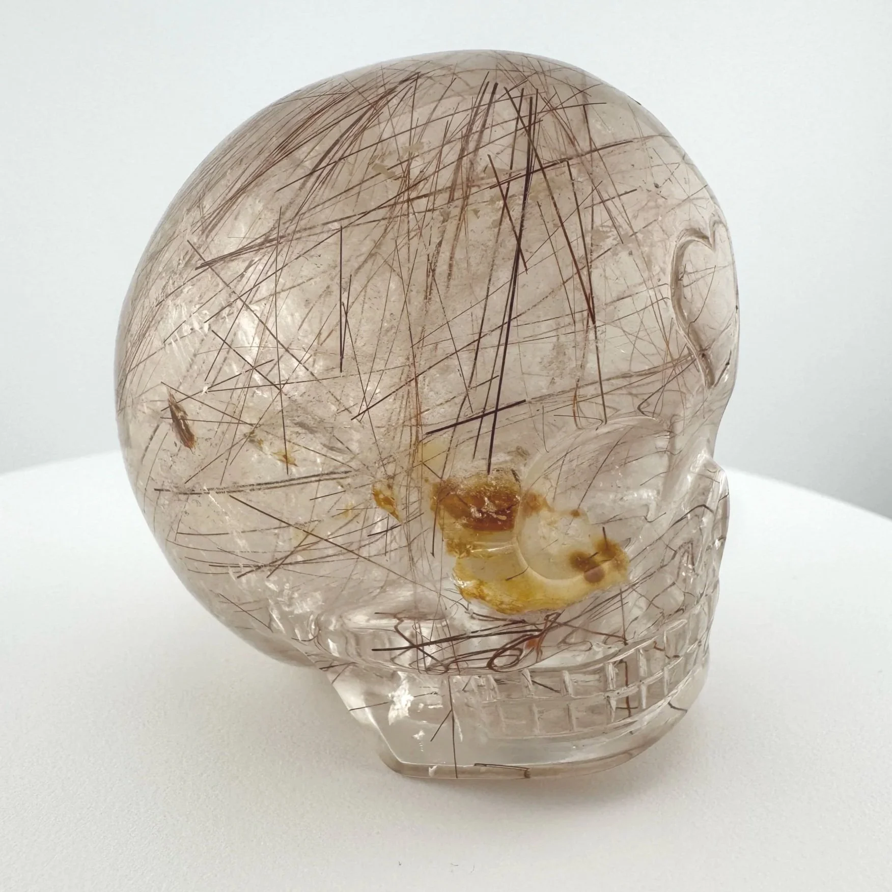 Leandro de Souza Red Rutile in Smoky Quartz Magical Child