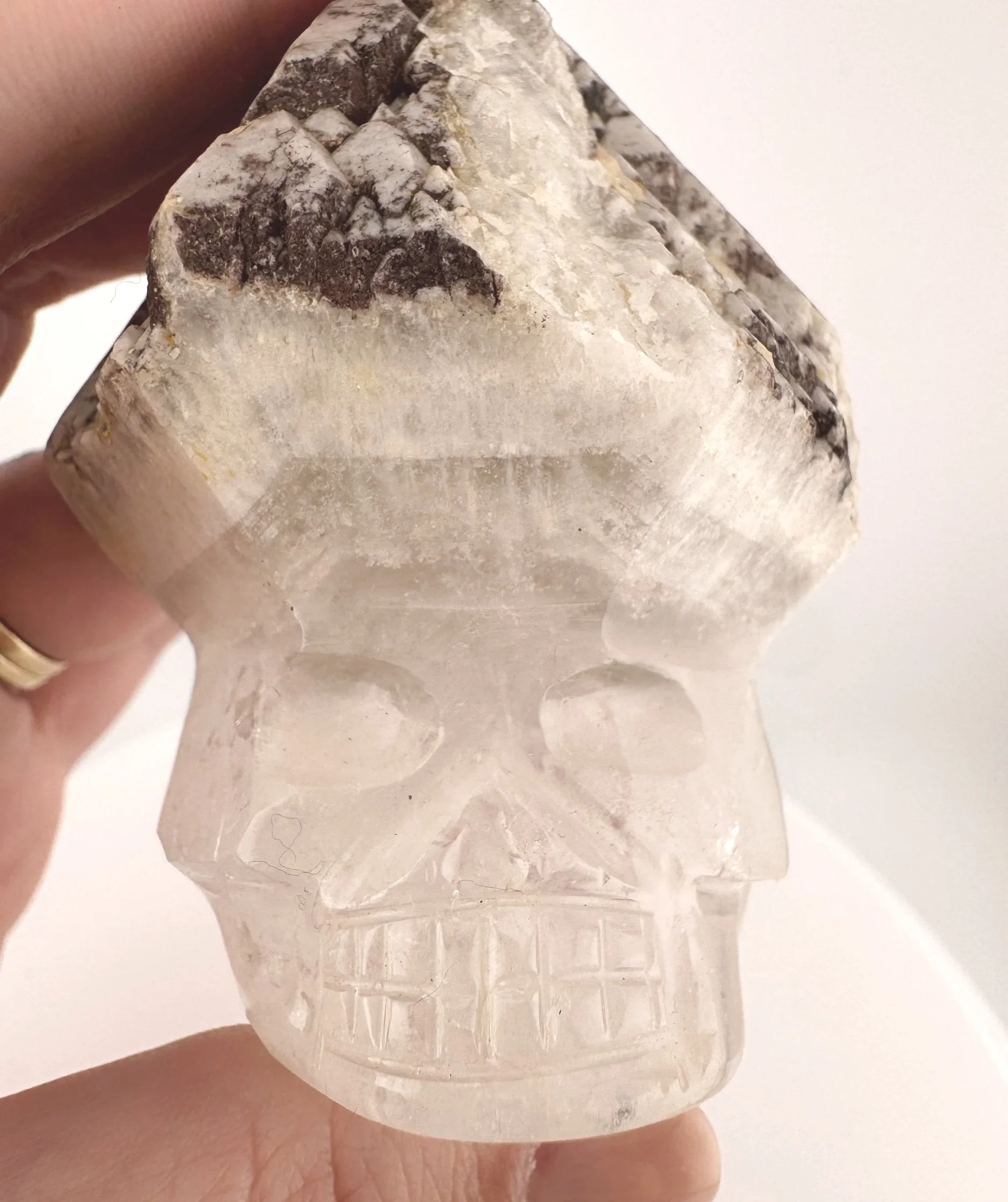 Igor de Souza Candle Quartz Shaman Skull