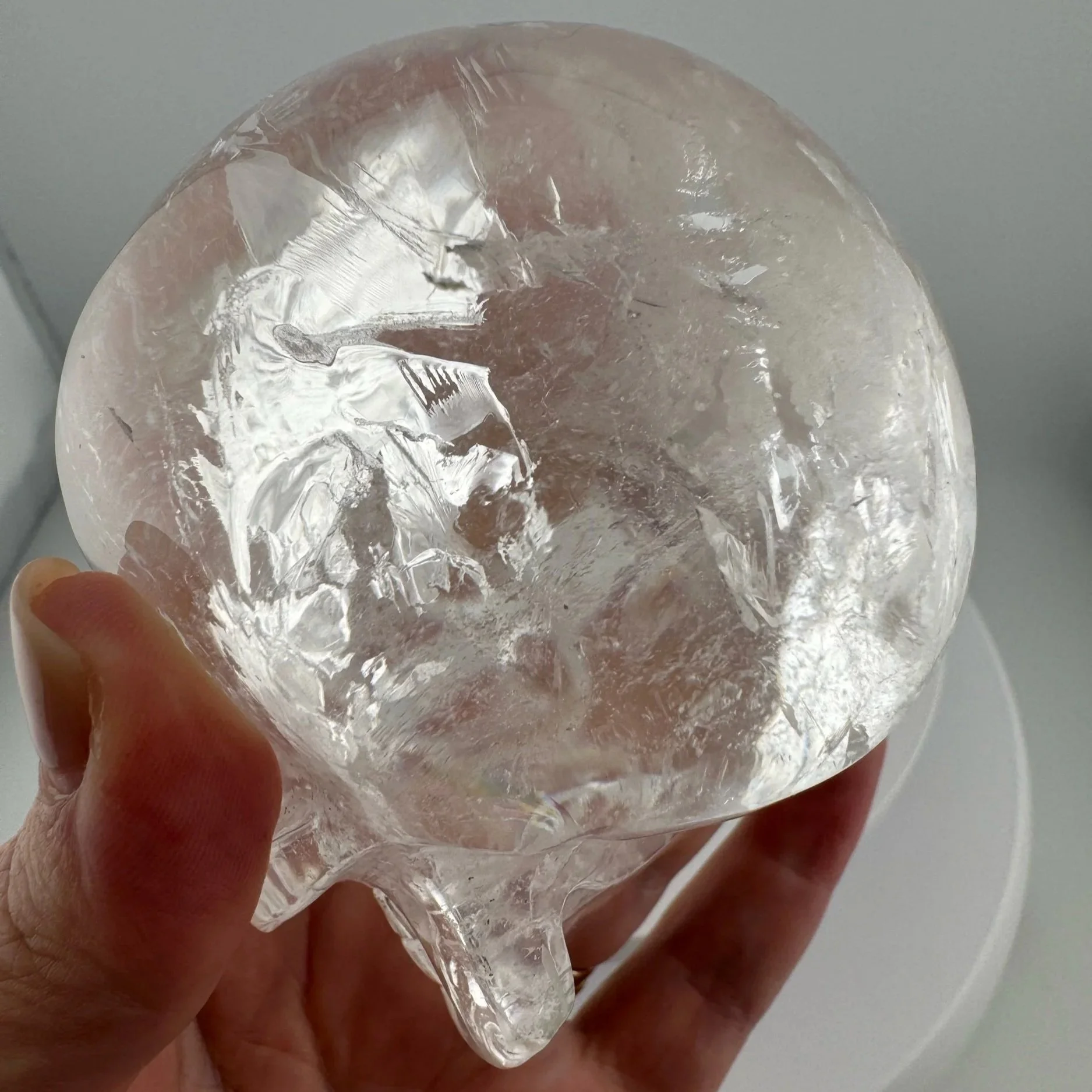 Leandro de Souza Rutile in Quartz Skull