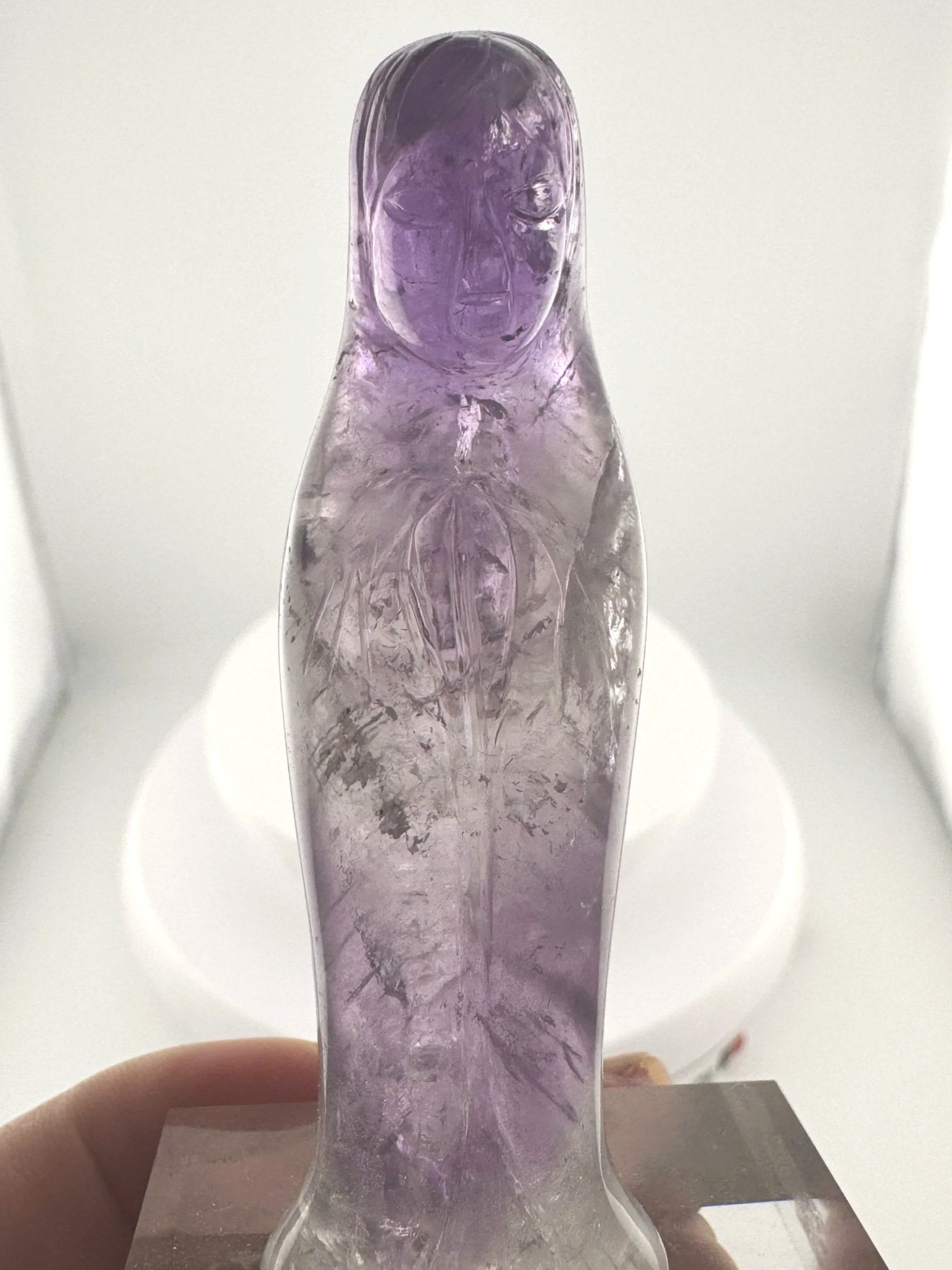 Leandro de Souza Phantom Amethyst Mother Mary Statuette