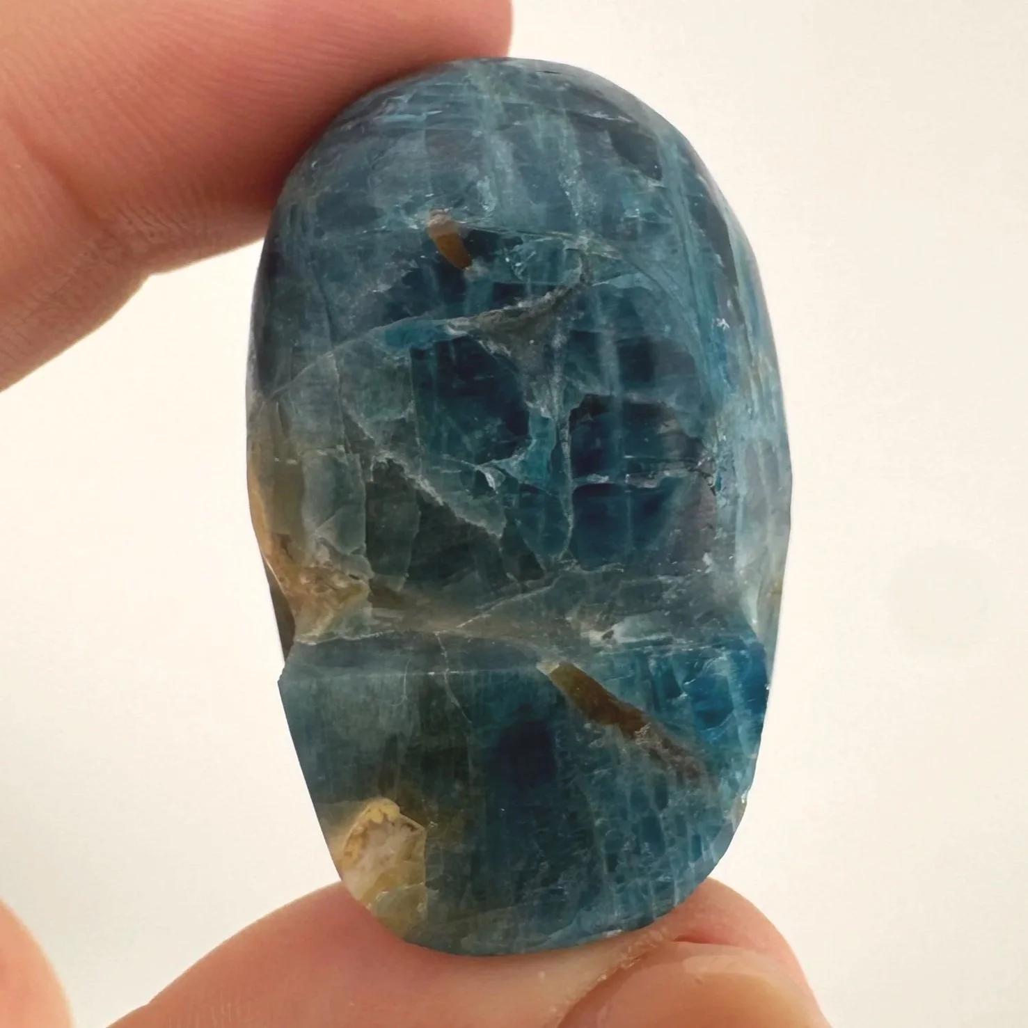 Igor de Souza Blue Apatite Shaman Skull