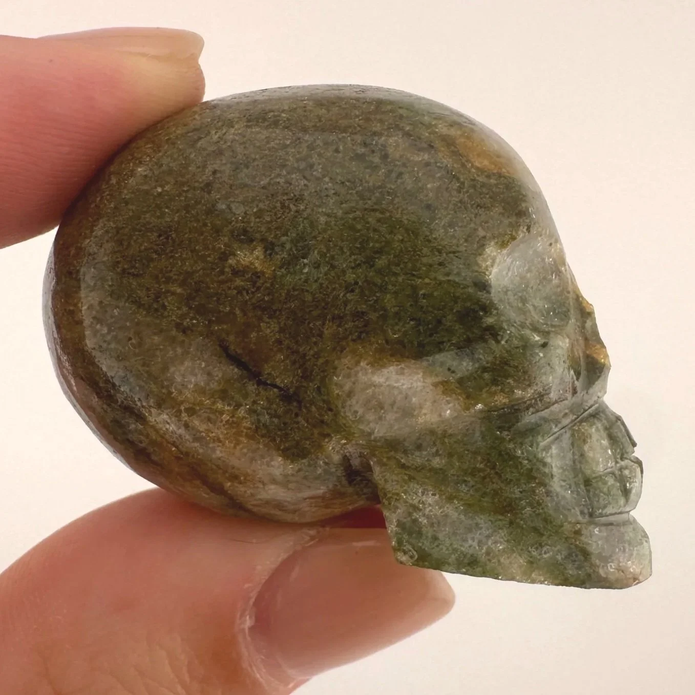 Igor de Souza Green Epidote Skull