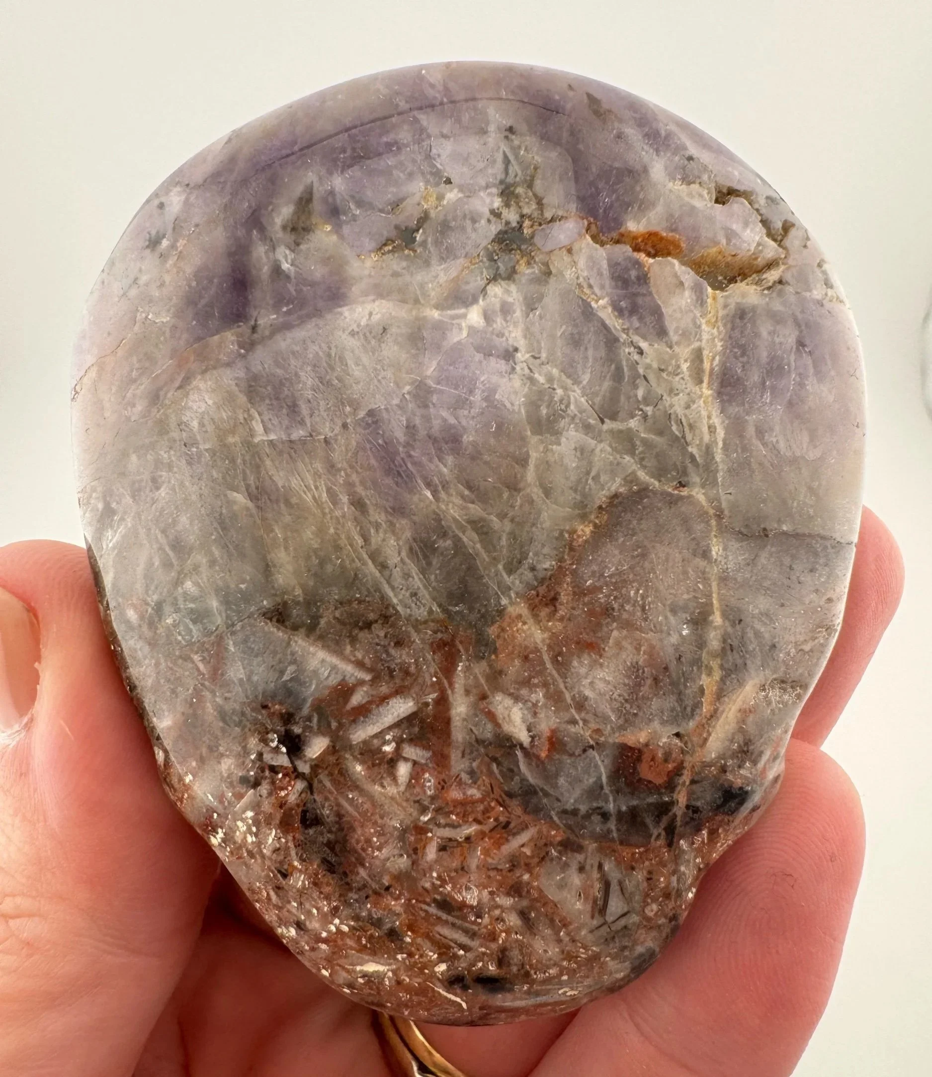 Leandro de Souza Fascia Jasper Magical Child Palm Skull