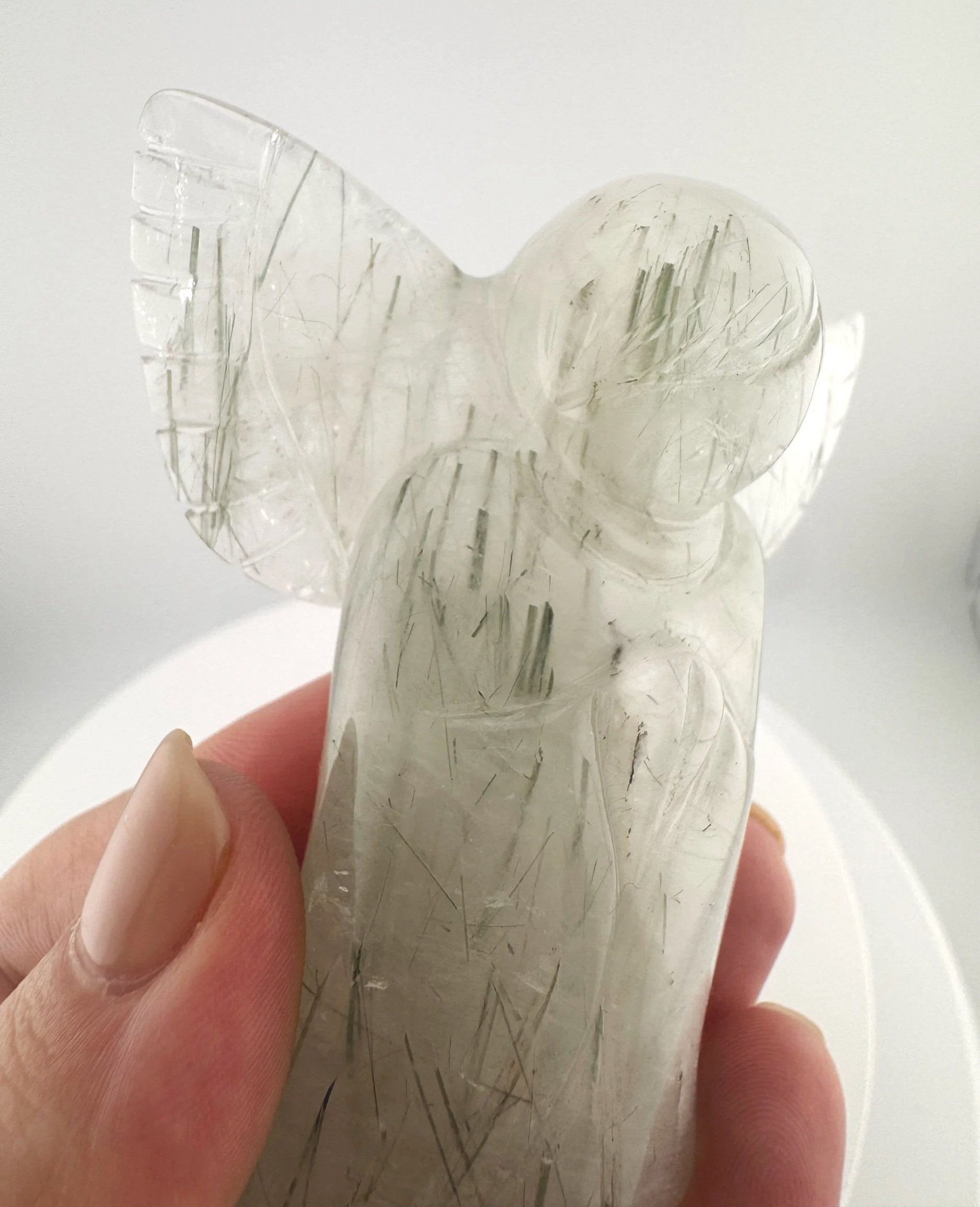 Leandro de Souza Epidote in Quartz Angel