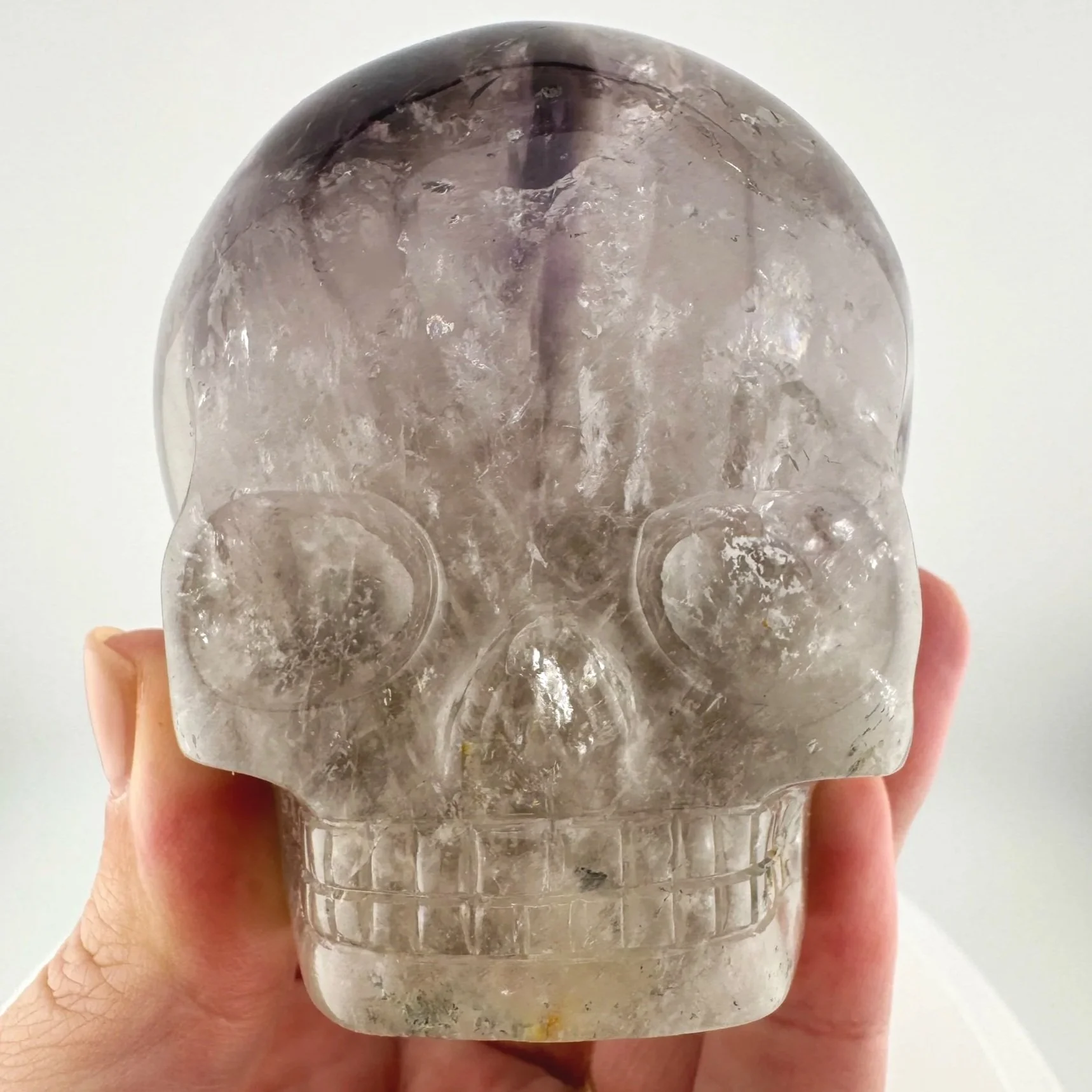 Leandro de Souza Elestial Trapiche Amethyst Magical Child Skull