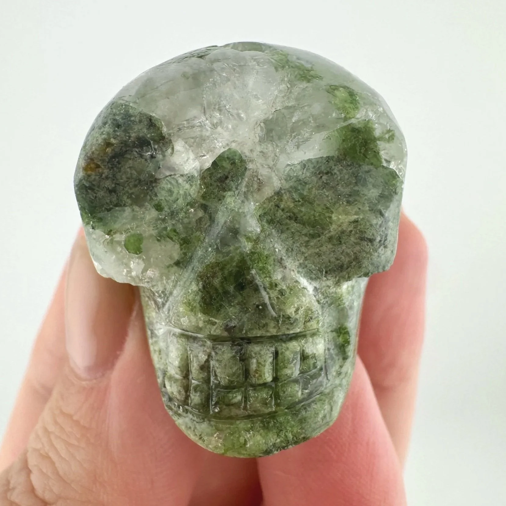 Igor de Souza Green Epidote Skull