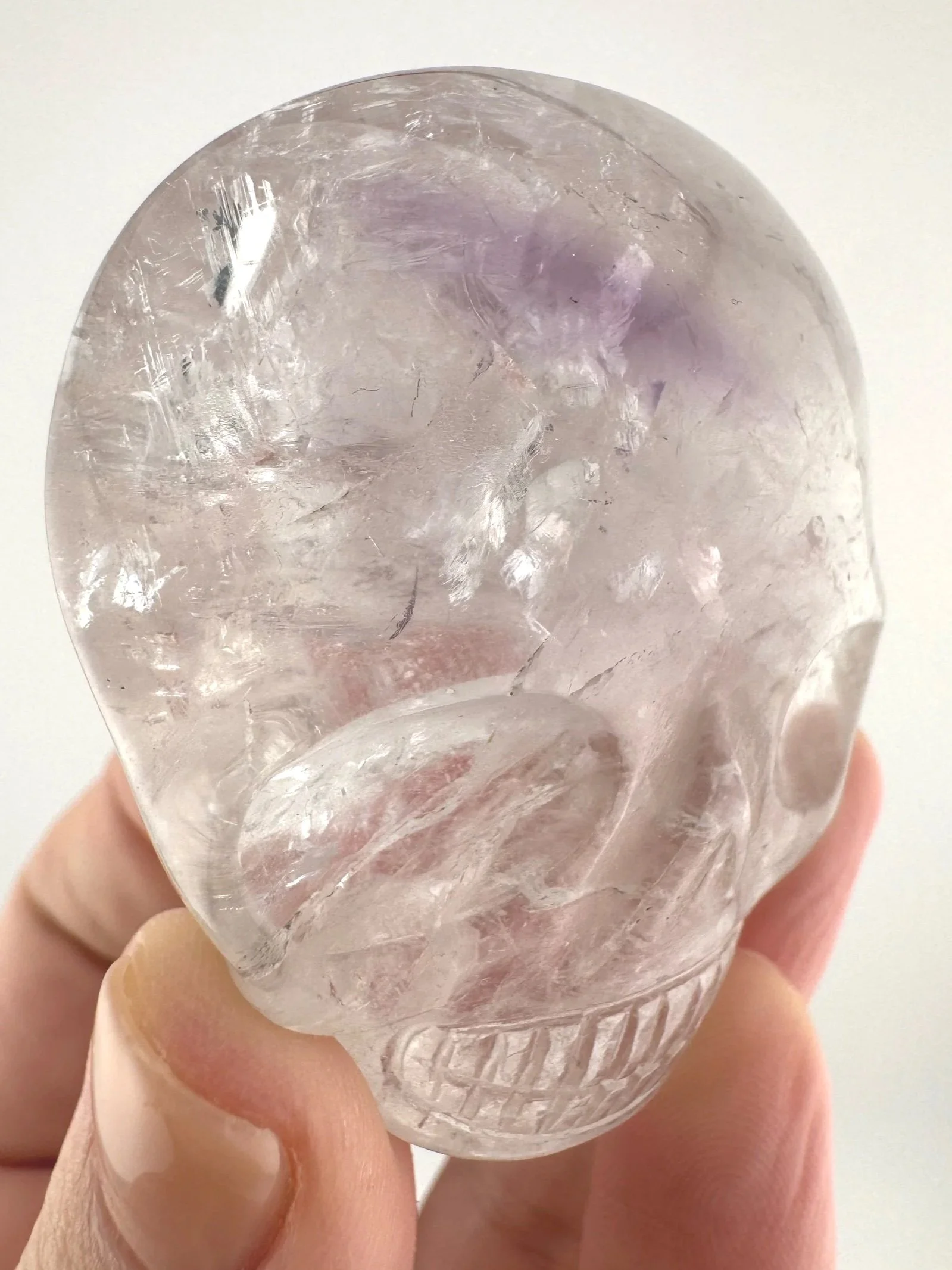 Leandro de Souza Phantom Amethyst Magical Child Palm Skull