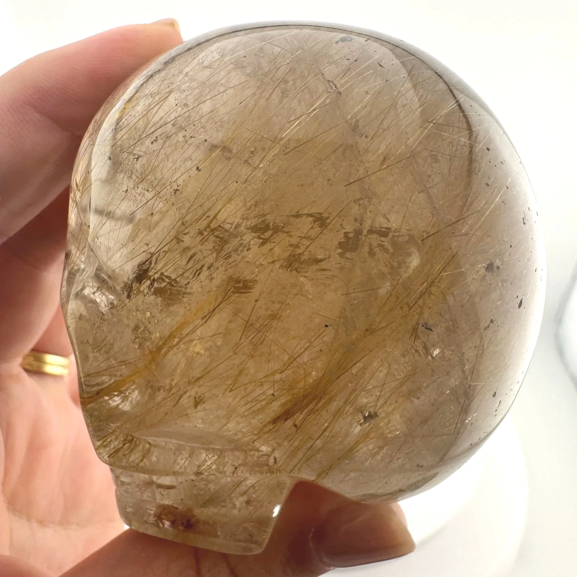 Leandro de Souza Golden Rutile in Smoky Quartz Magical Child