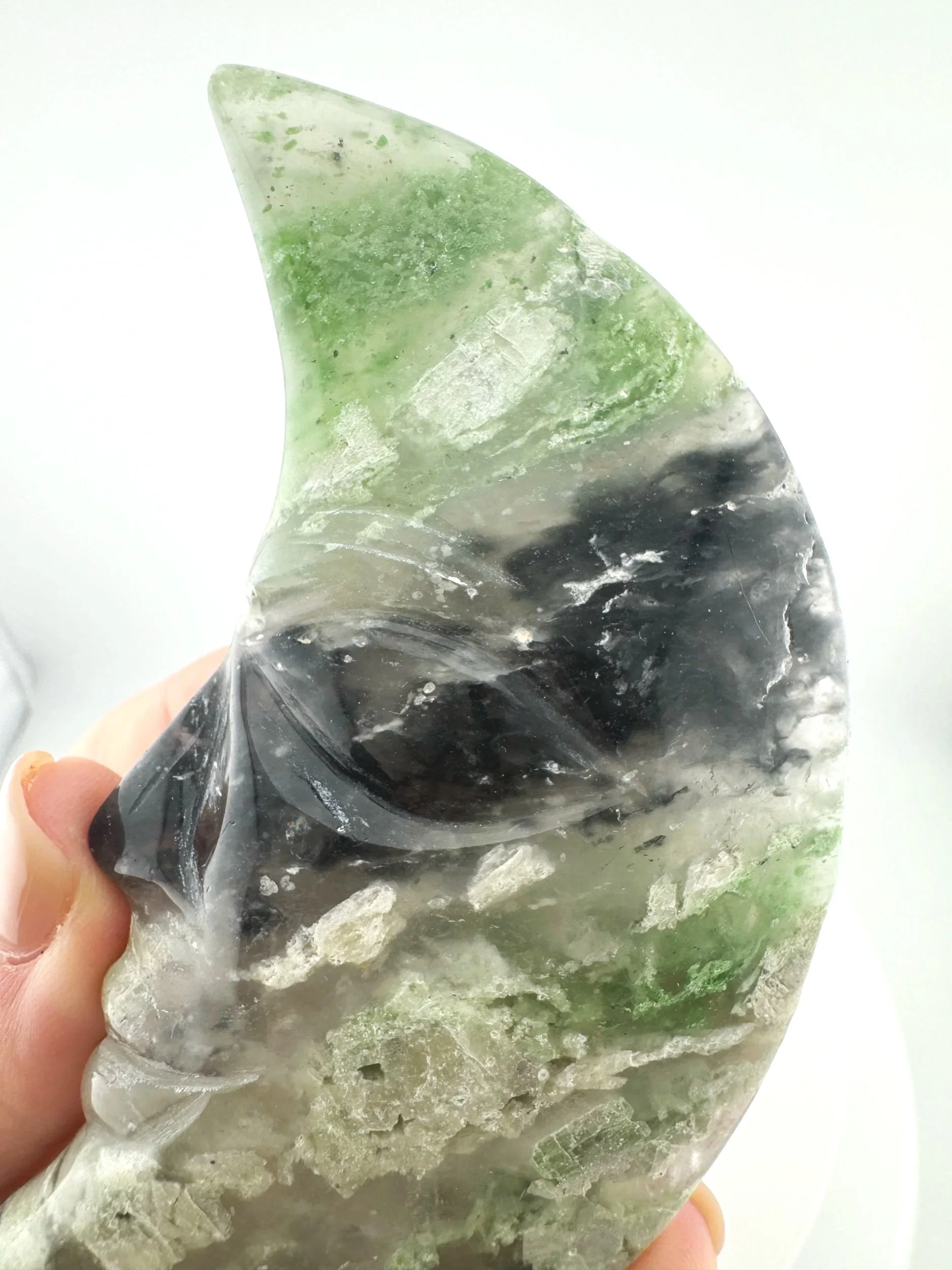 Leandro de Souza Chlorite Chalcedony Moon